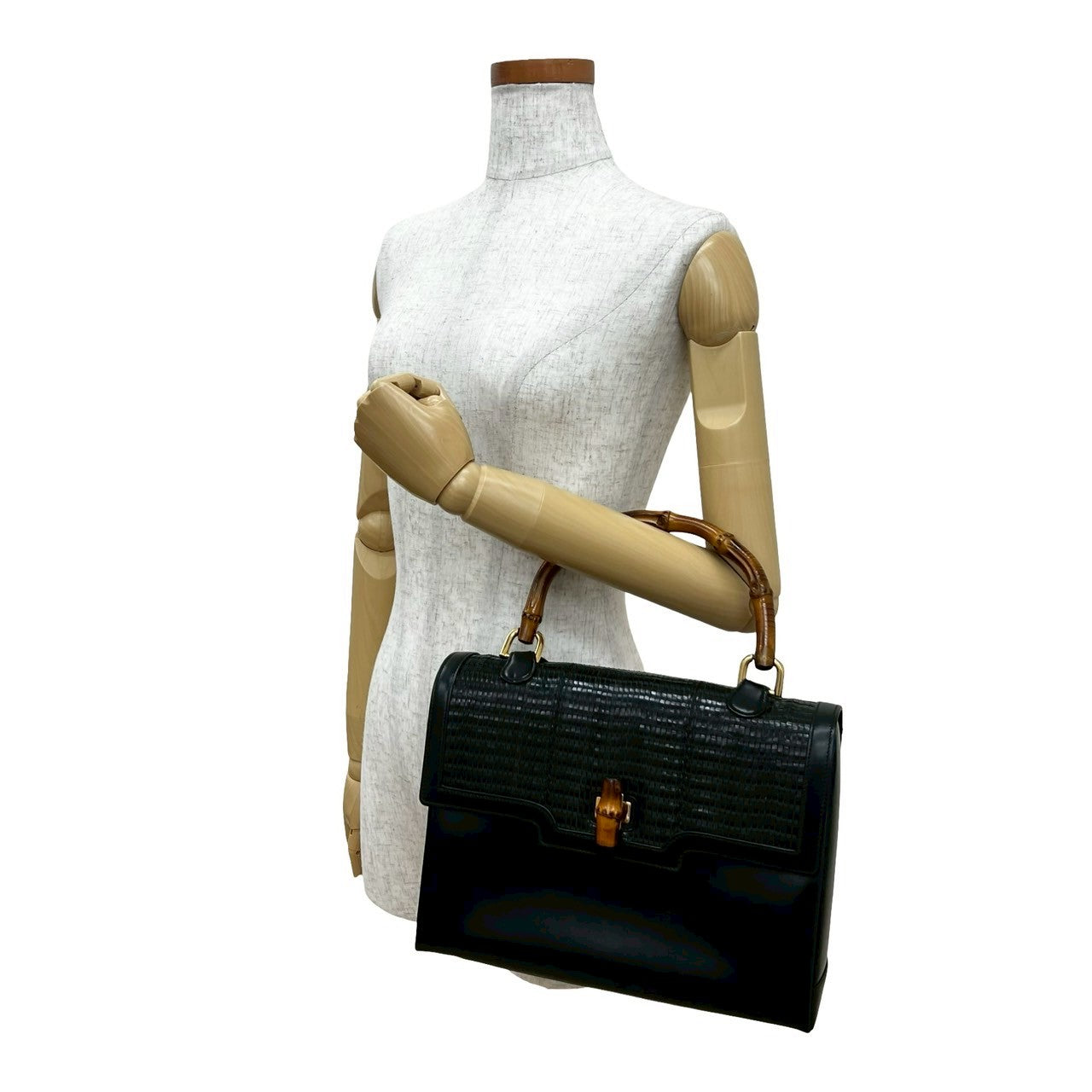 Gucci Bamboo Leather Handbag