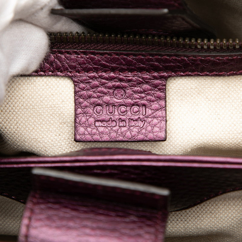 Gucci Bamboo Shopper Leather 2way Bag