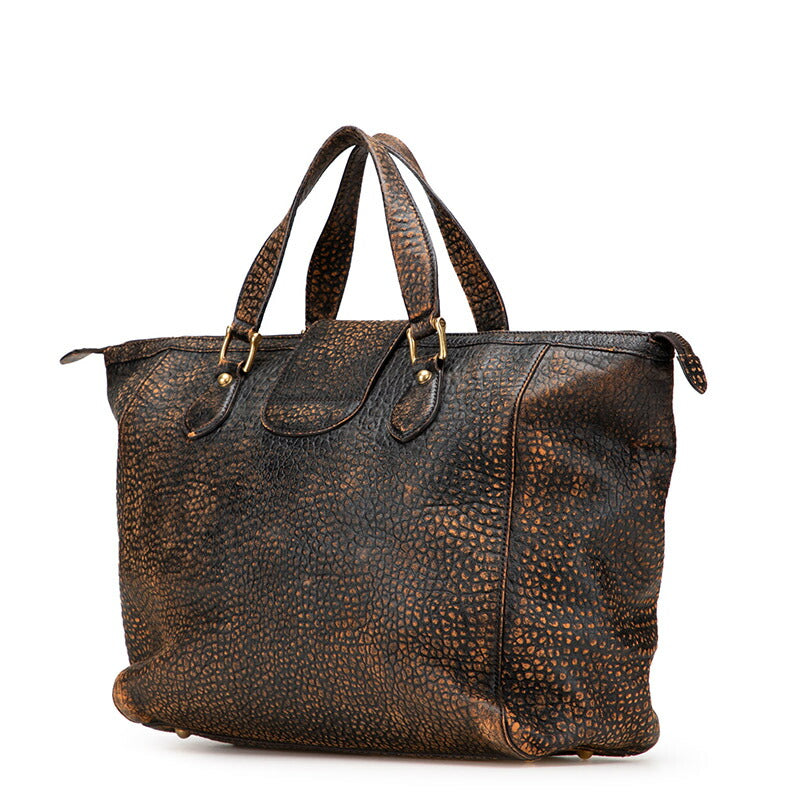 Gucci 303891 Leather Boston Bag