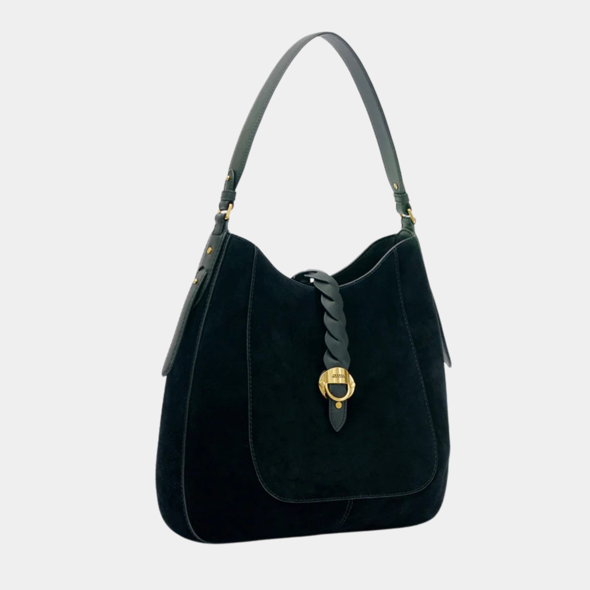 Altay Hobo Suede Calfskin Leather Bag