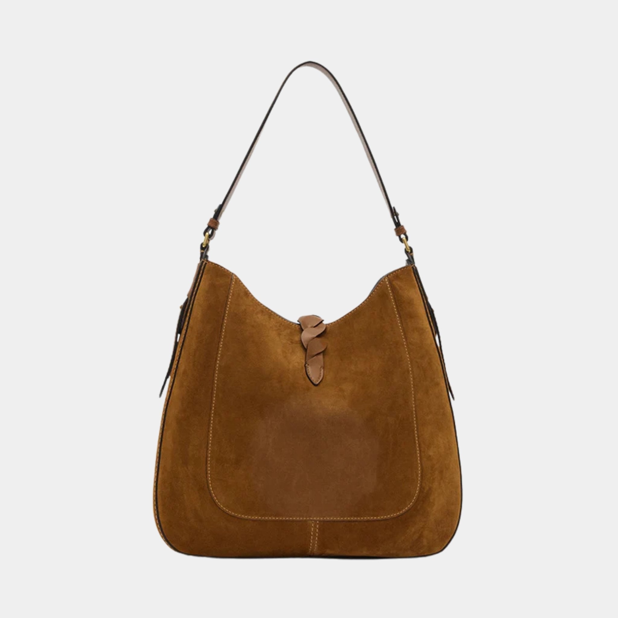 Altay Hobo Suede Calfskin Leather Bag