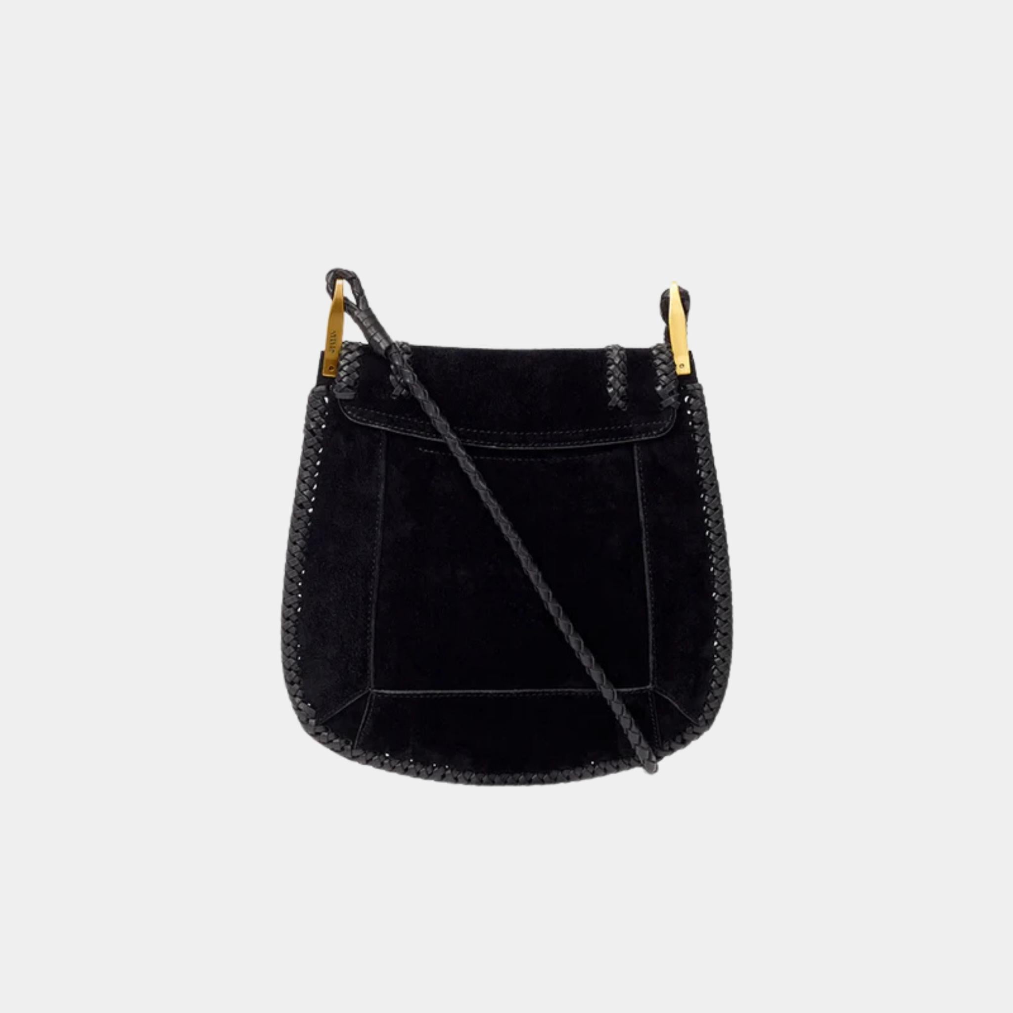 Anahi Braided Suede Leather Shoulder Bag