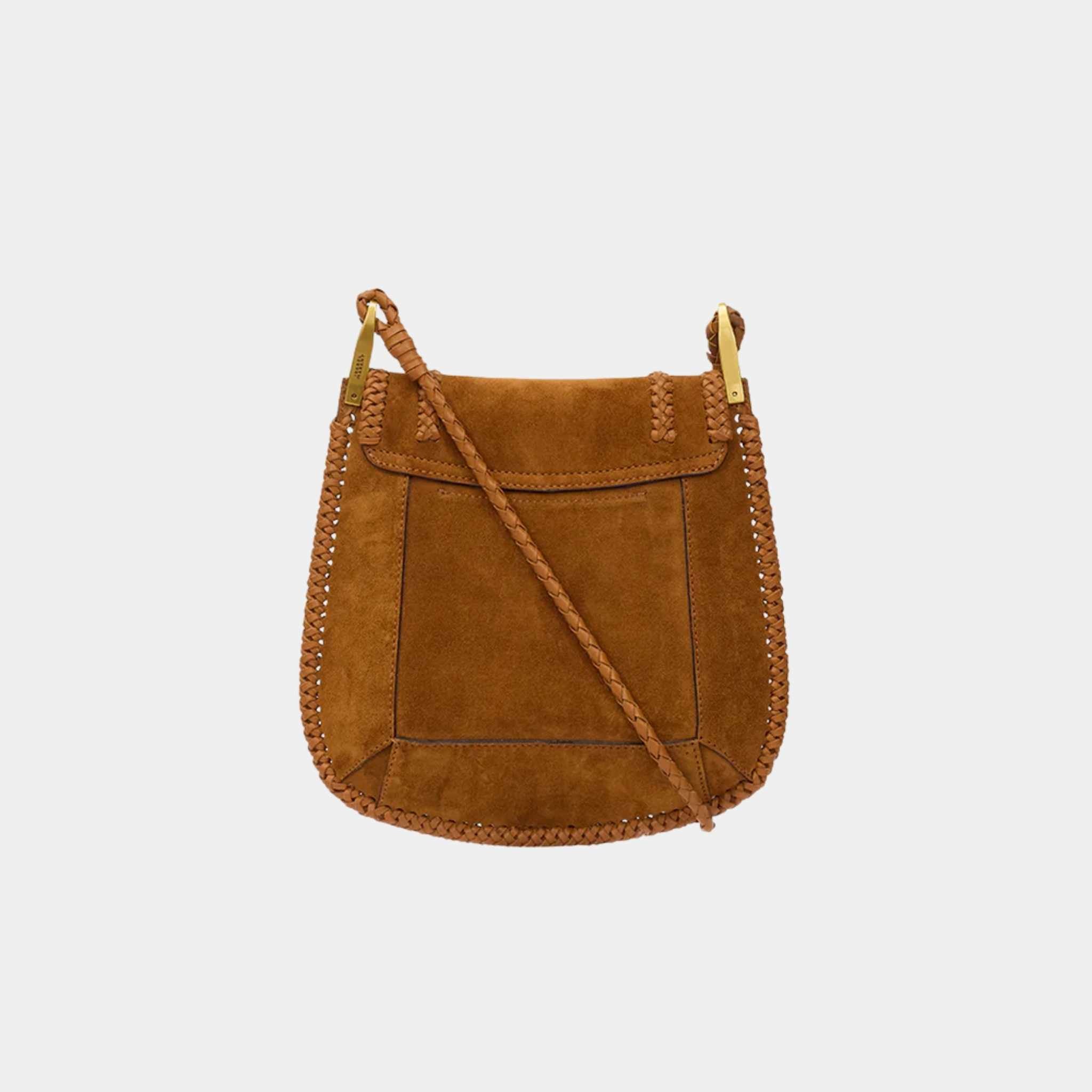 Anahi Braided Suede Leather Shoulder Bag