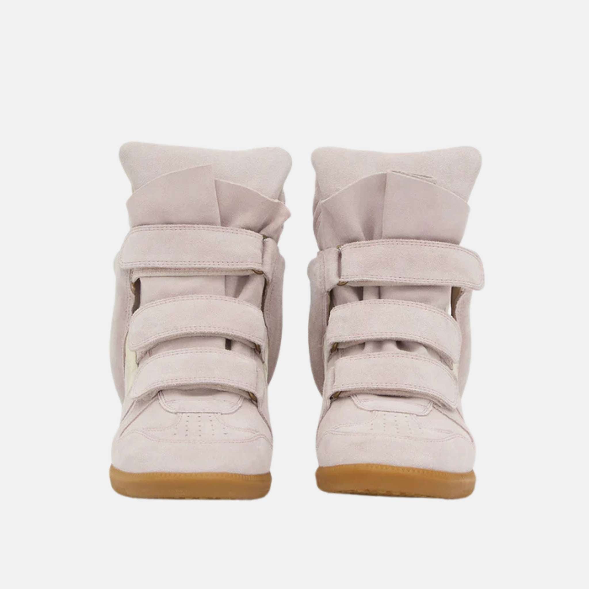 Bekett Leather Wedge Sneakers