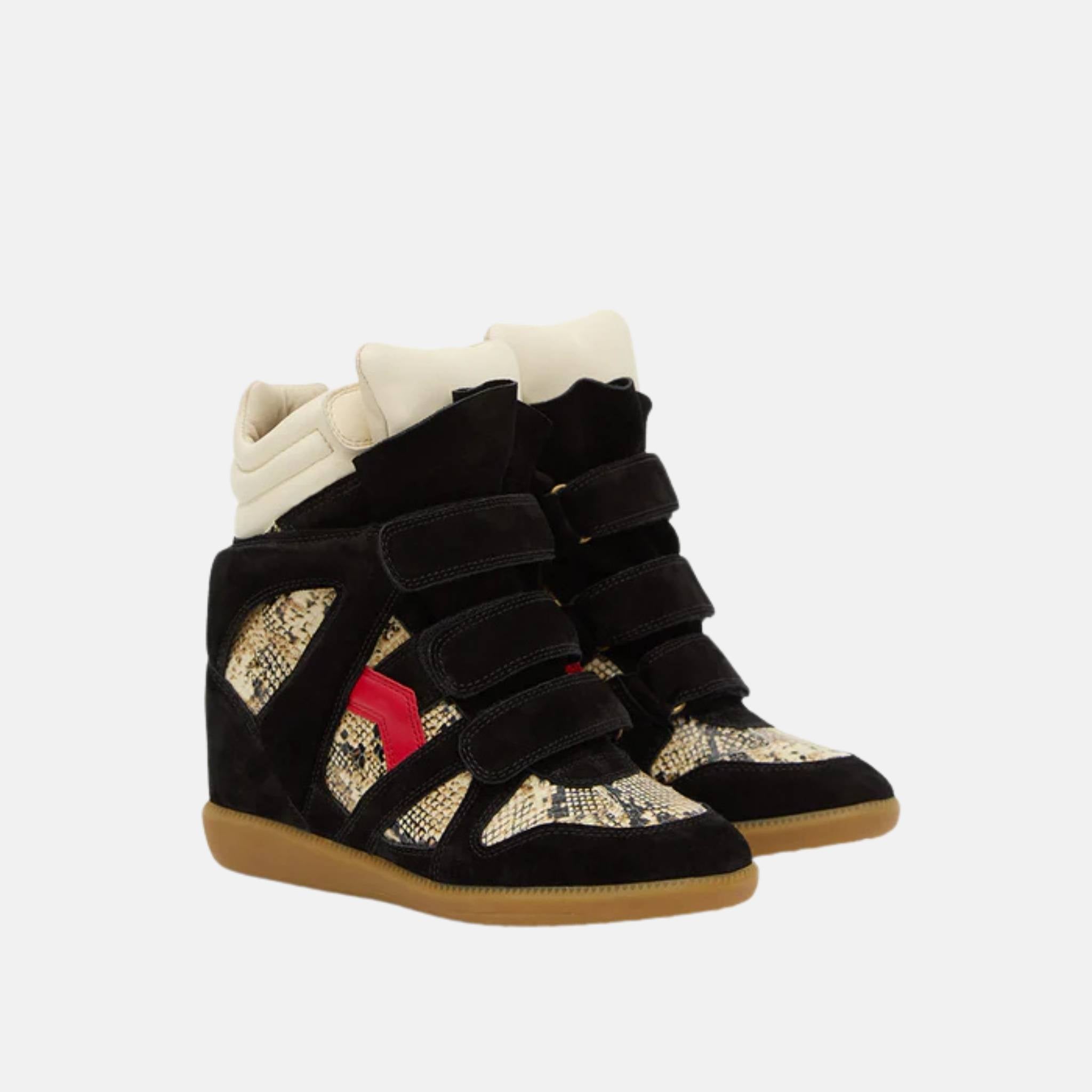 Bekett Wedge Sneakers In Leather