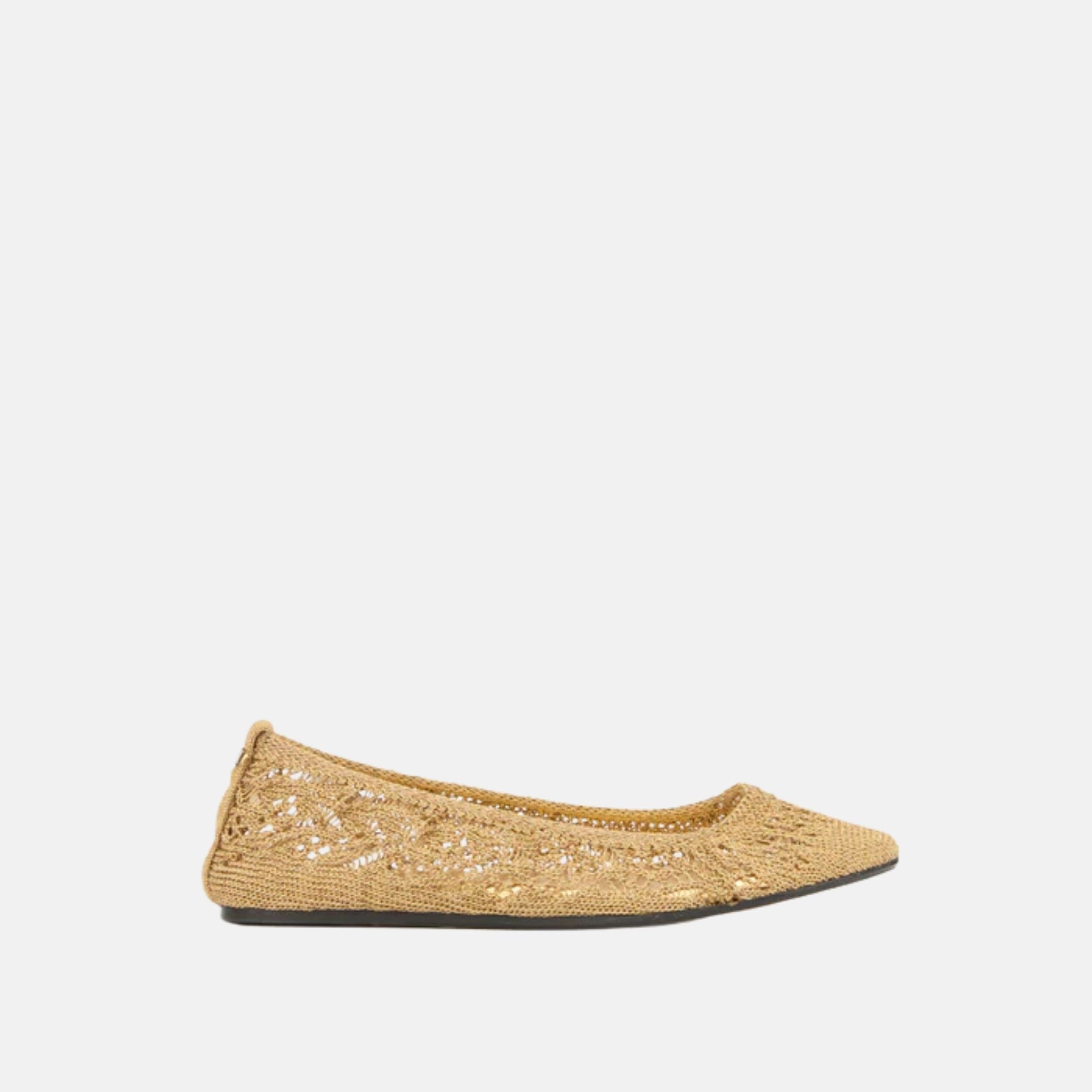 Isabel Marant Belna Crochet Ballet Flats, Side