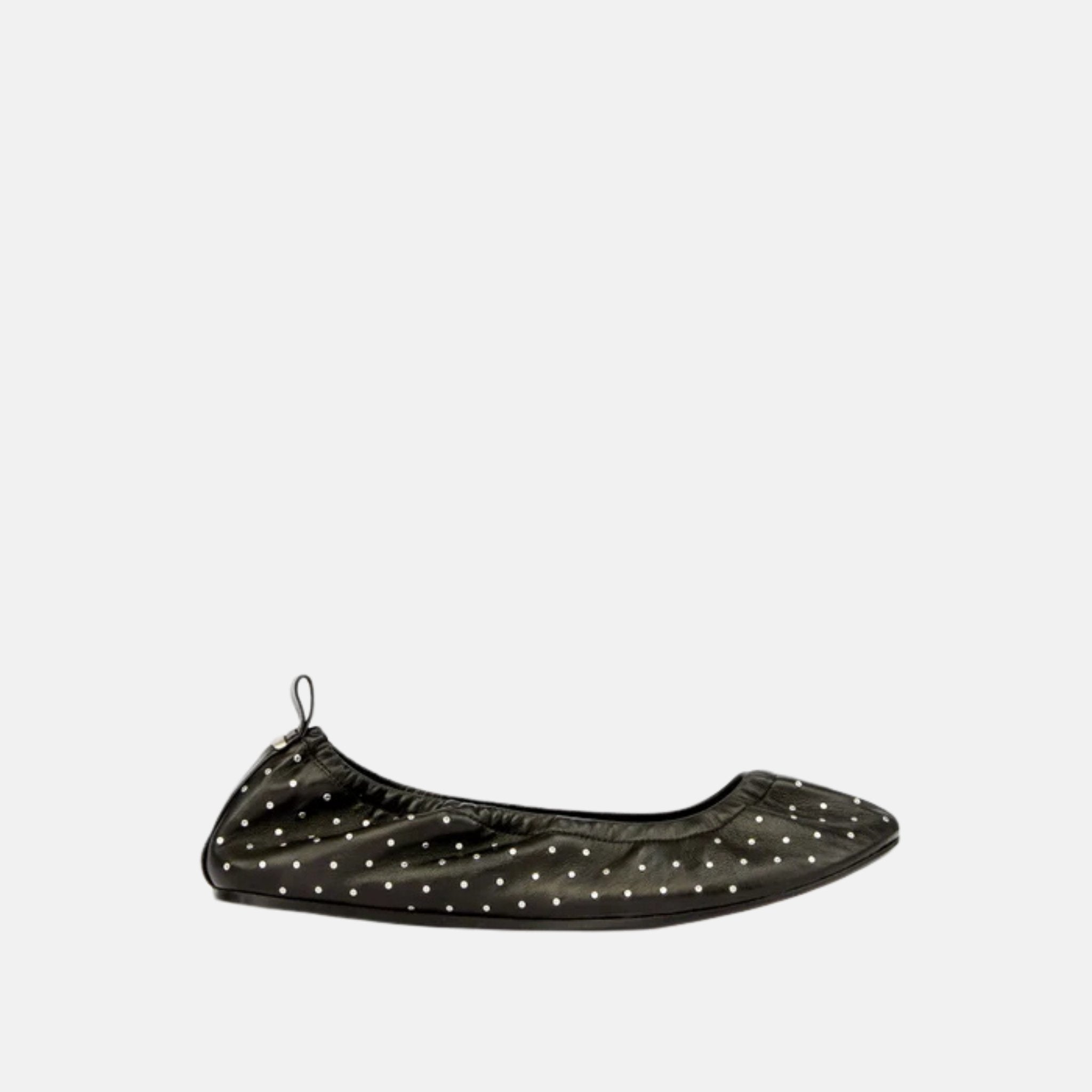 Isabel Marant Belna Studded Leather Ballet Flats, Side