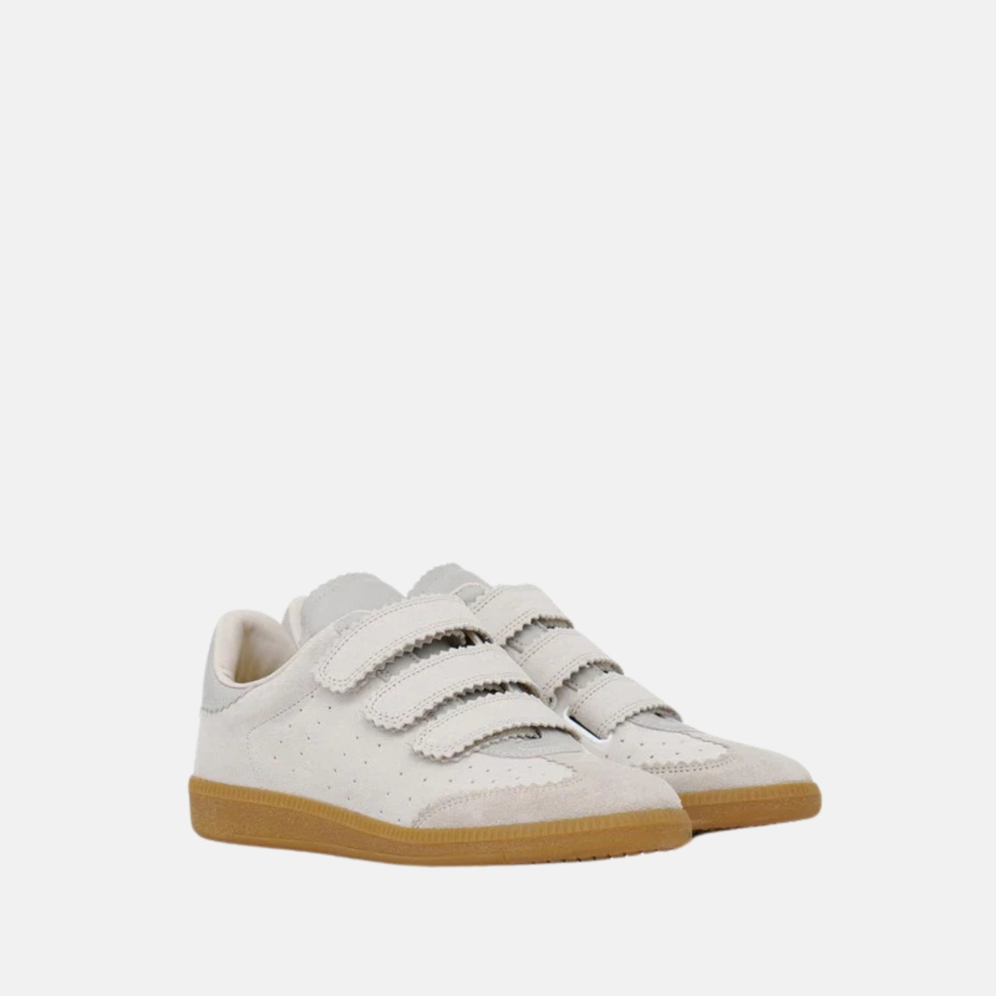 Beth Suede Calfskin Low-Top Sneakers