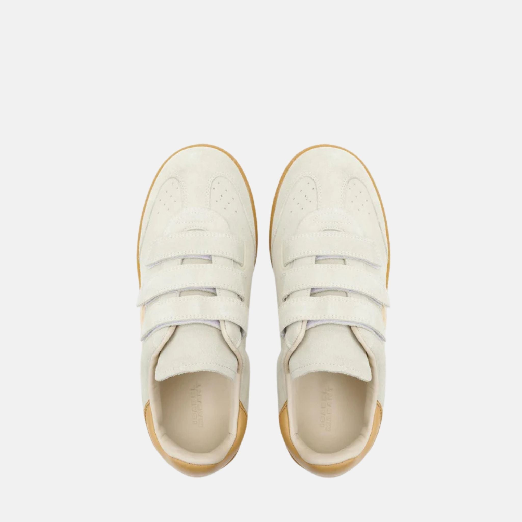 Beth Sneakers In Suede Calfskin With Velcro Straps