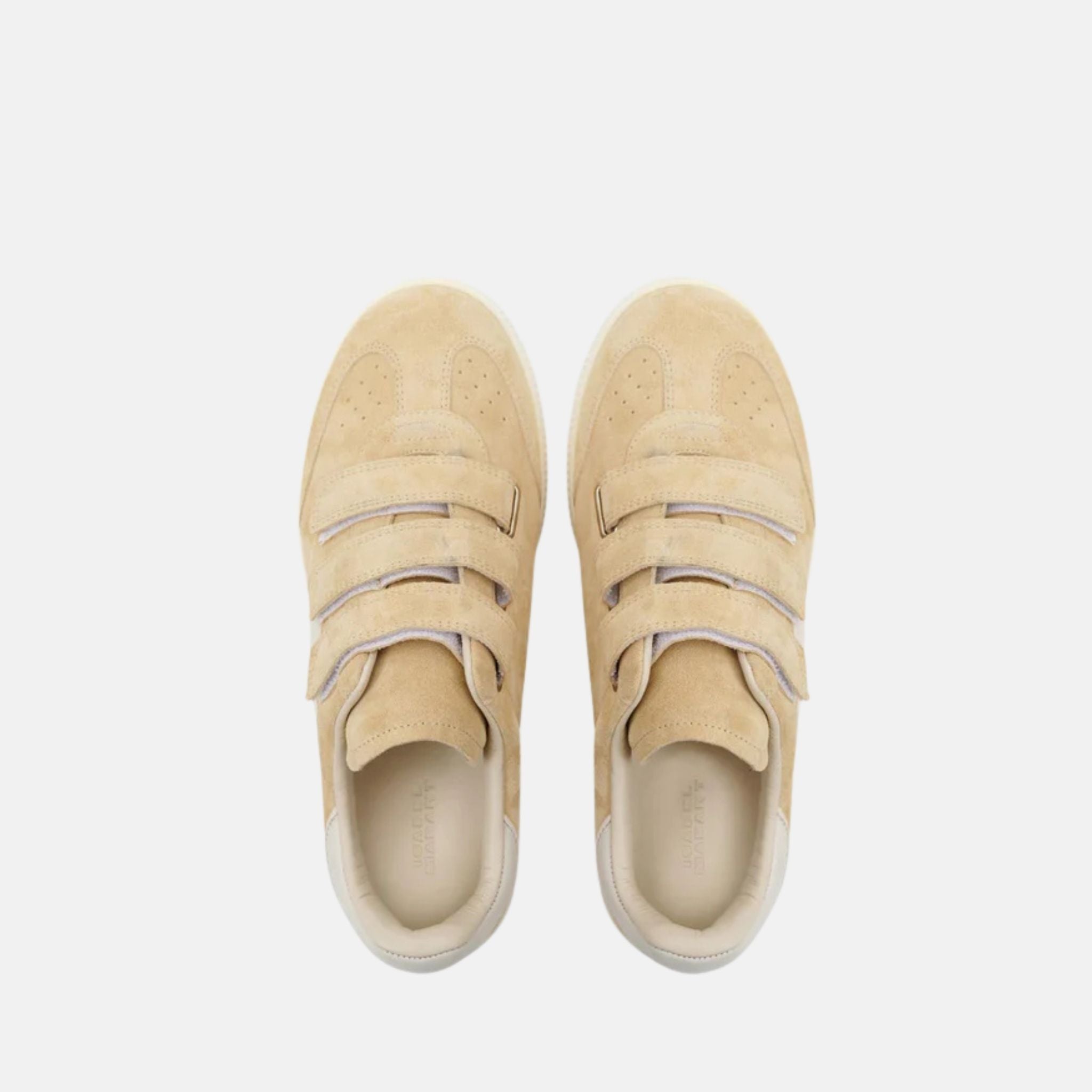 Beth Sneakers In Suede Calfskin With Velcro Straps