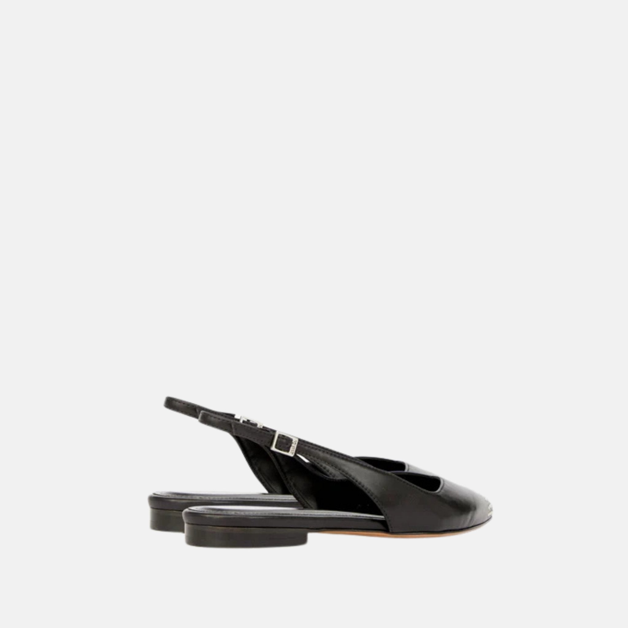 Branee Slingback Ballet Flats in Studded Calfskin