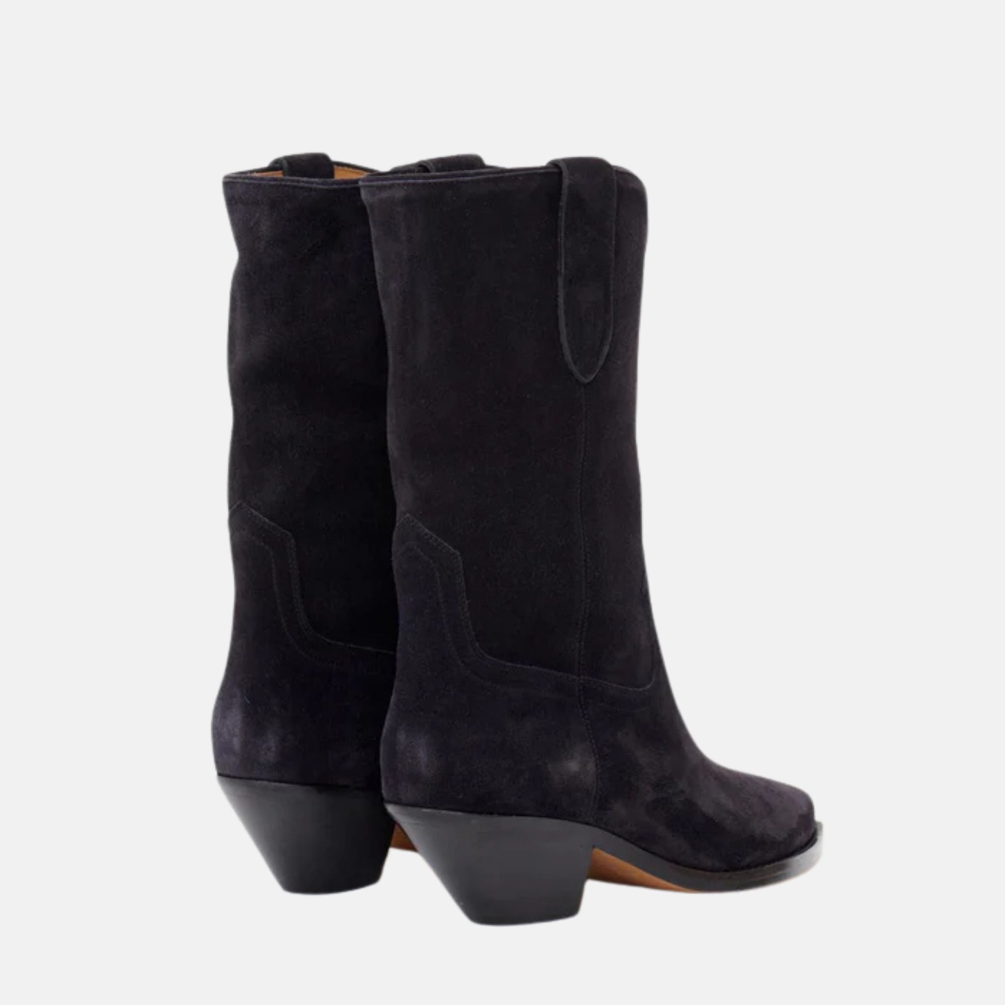 Dahope Cowboy Boots In Suede Calfskin Leather