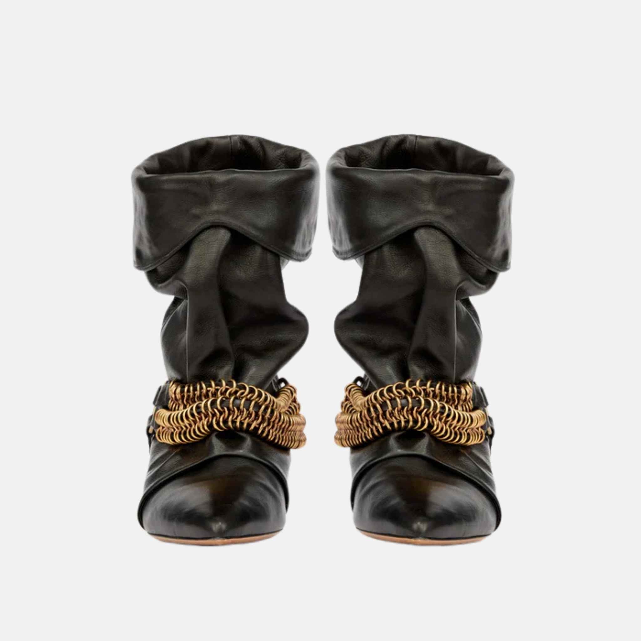Edrik Draped Boots With Chains