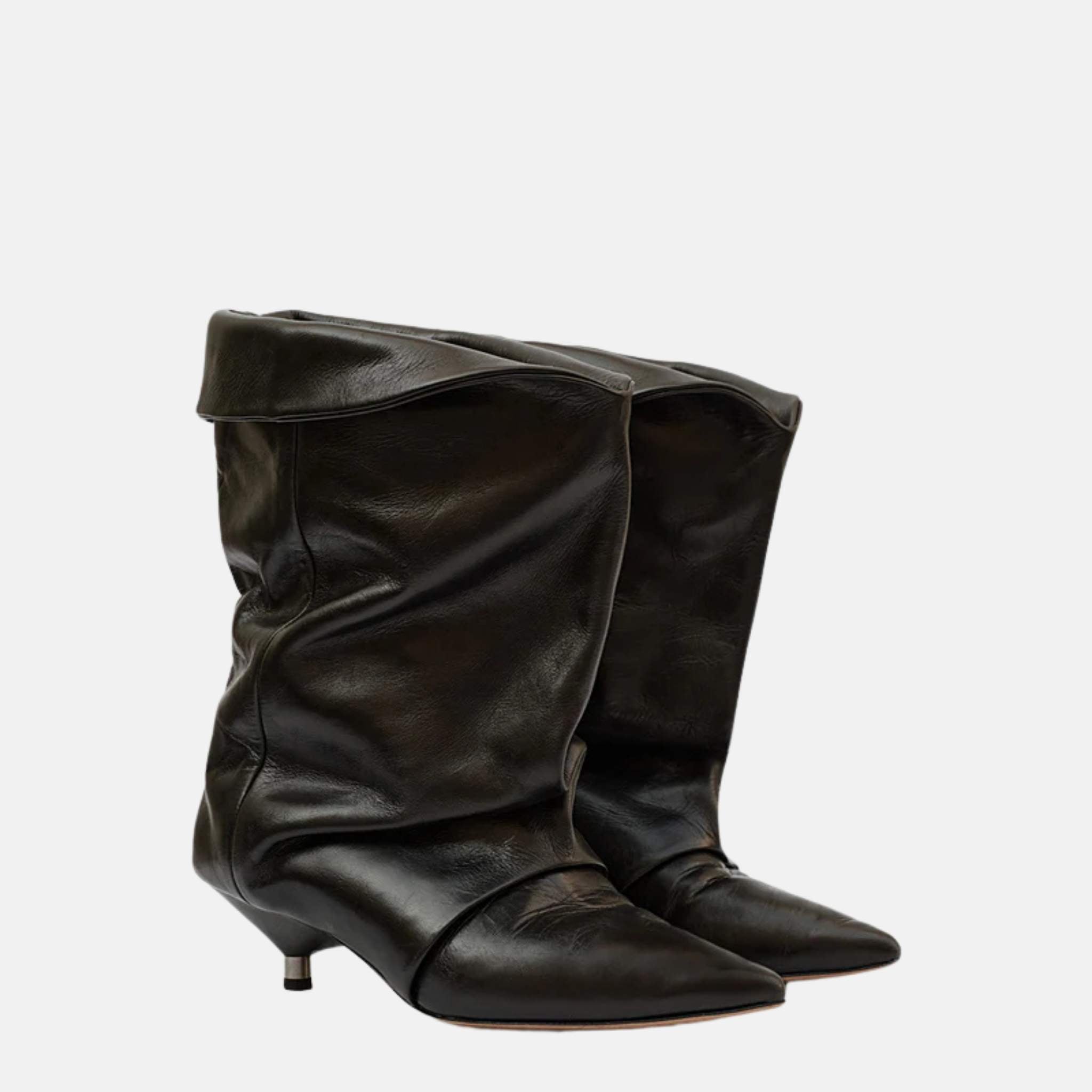 Edrik High Heeled Draped Boots