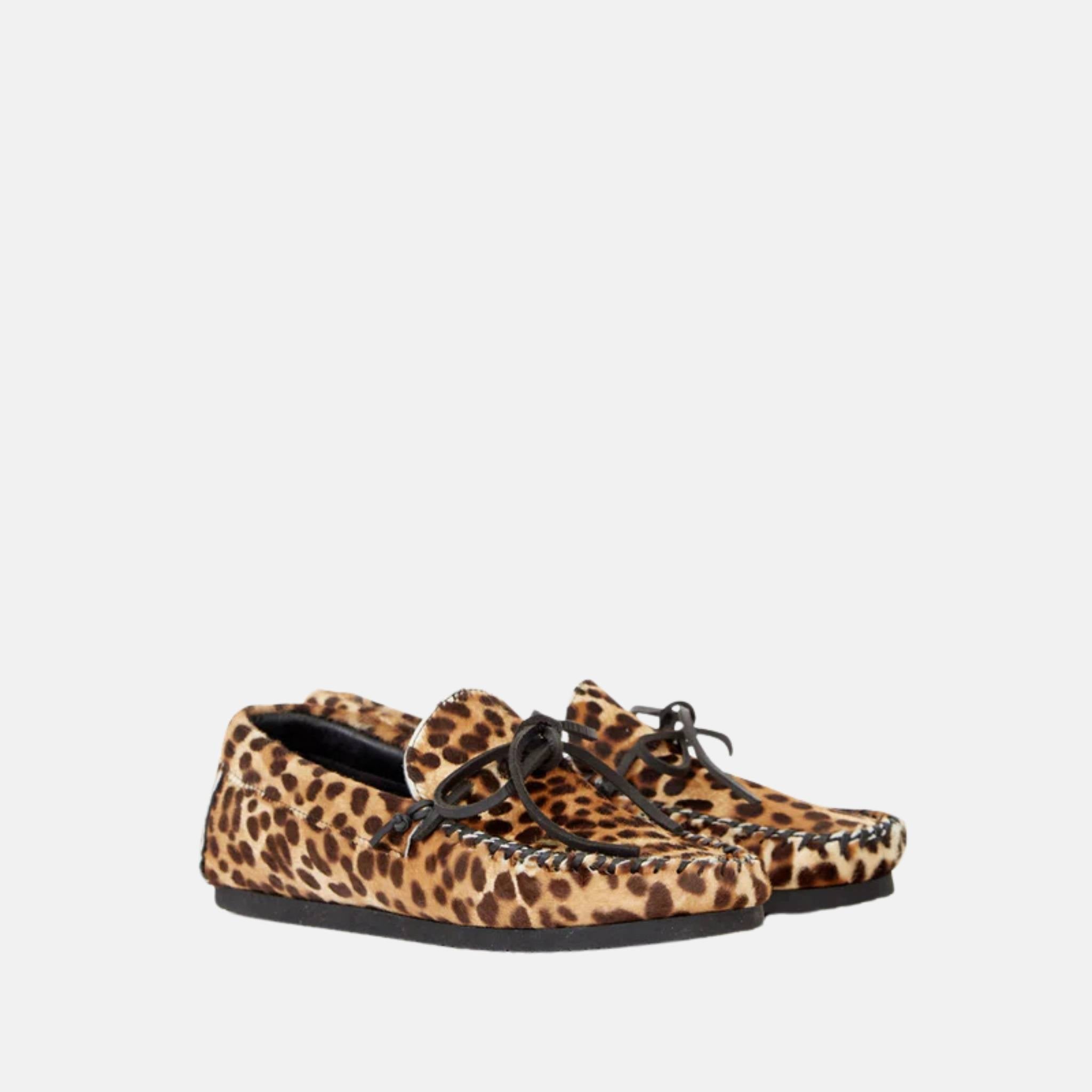 Fitza Printed Leather Loafers