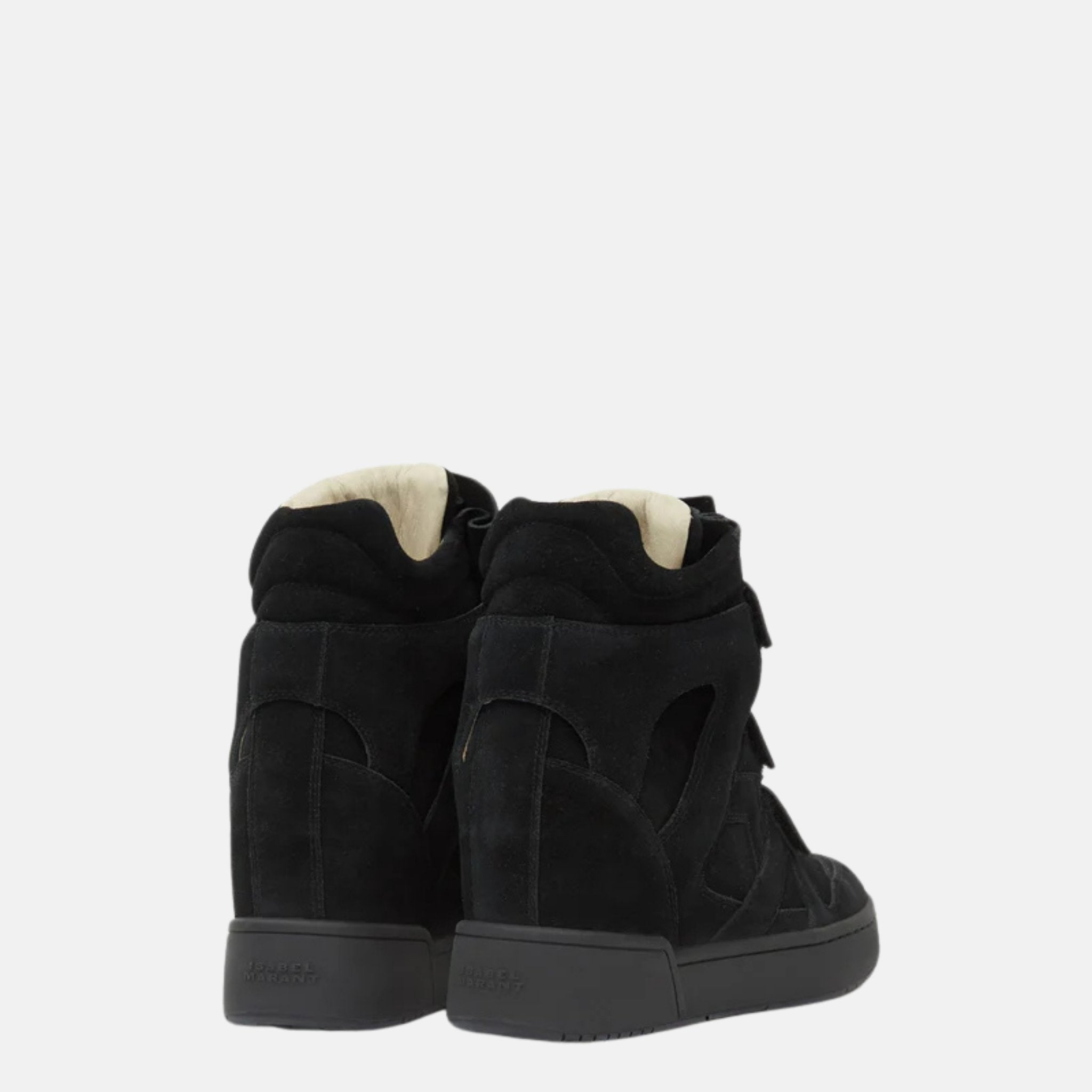 IM3 High Top Wedge Sneakers In Leather