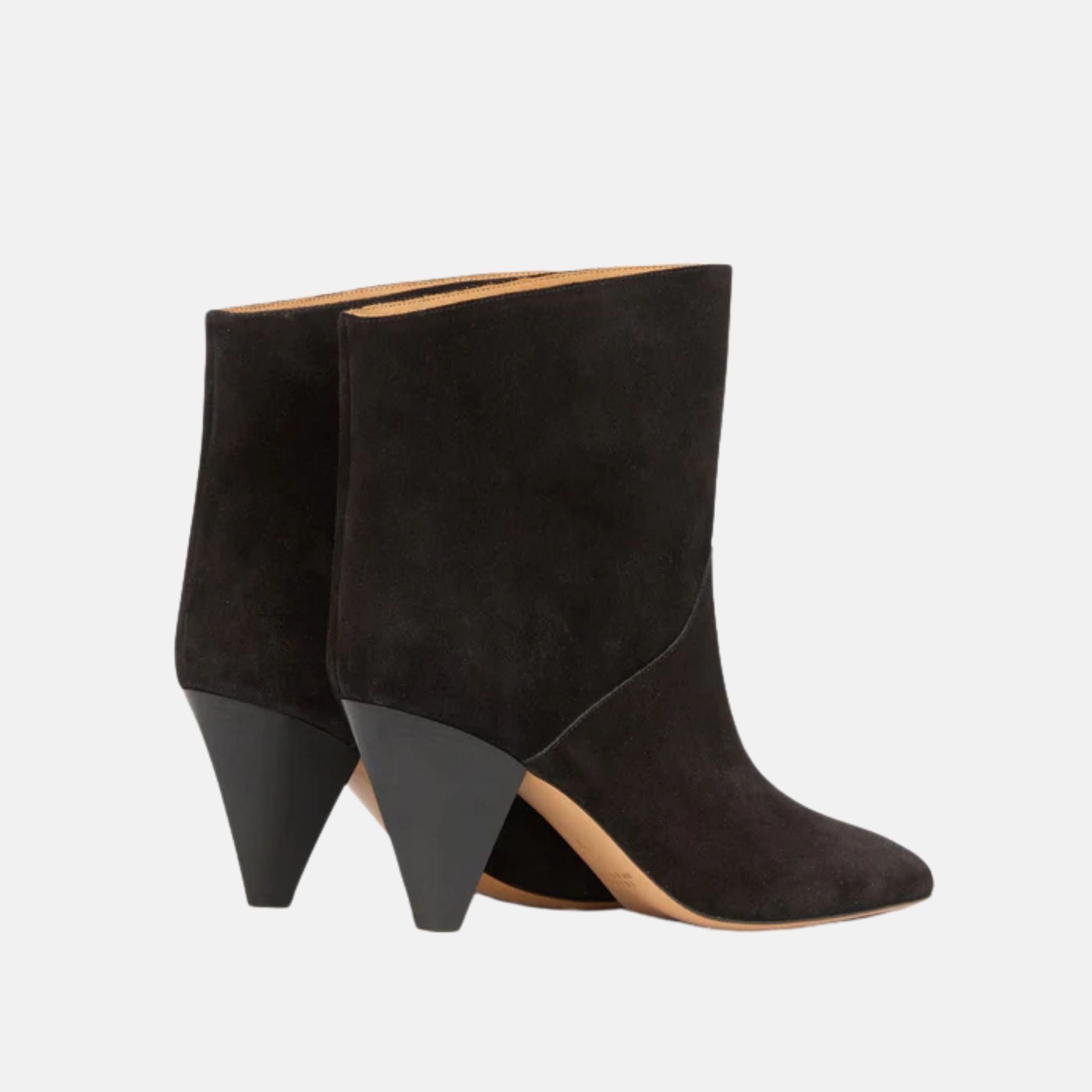 Loline Boots In Suede Calfskin Leather