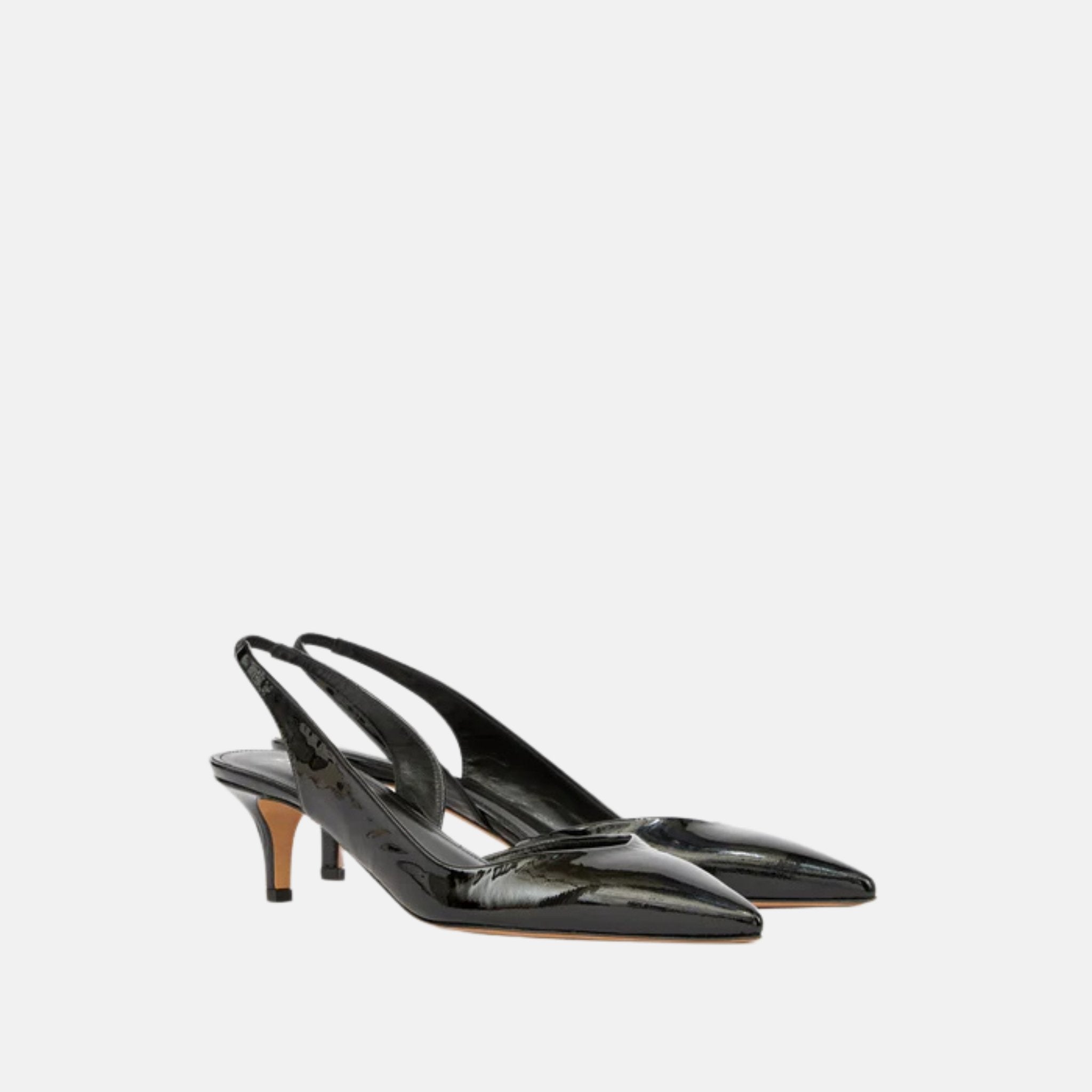 Padim Slingback Pumps In Patent Leather