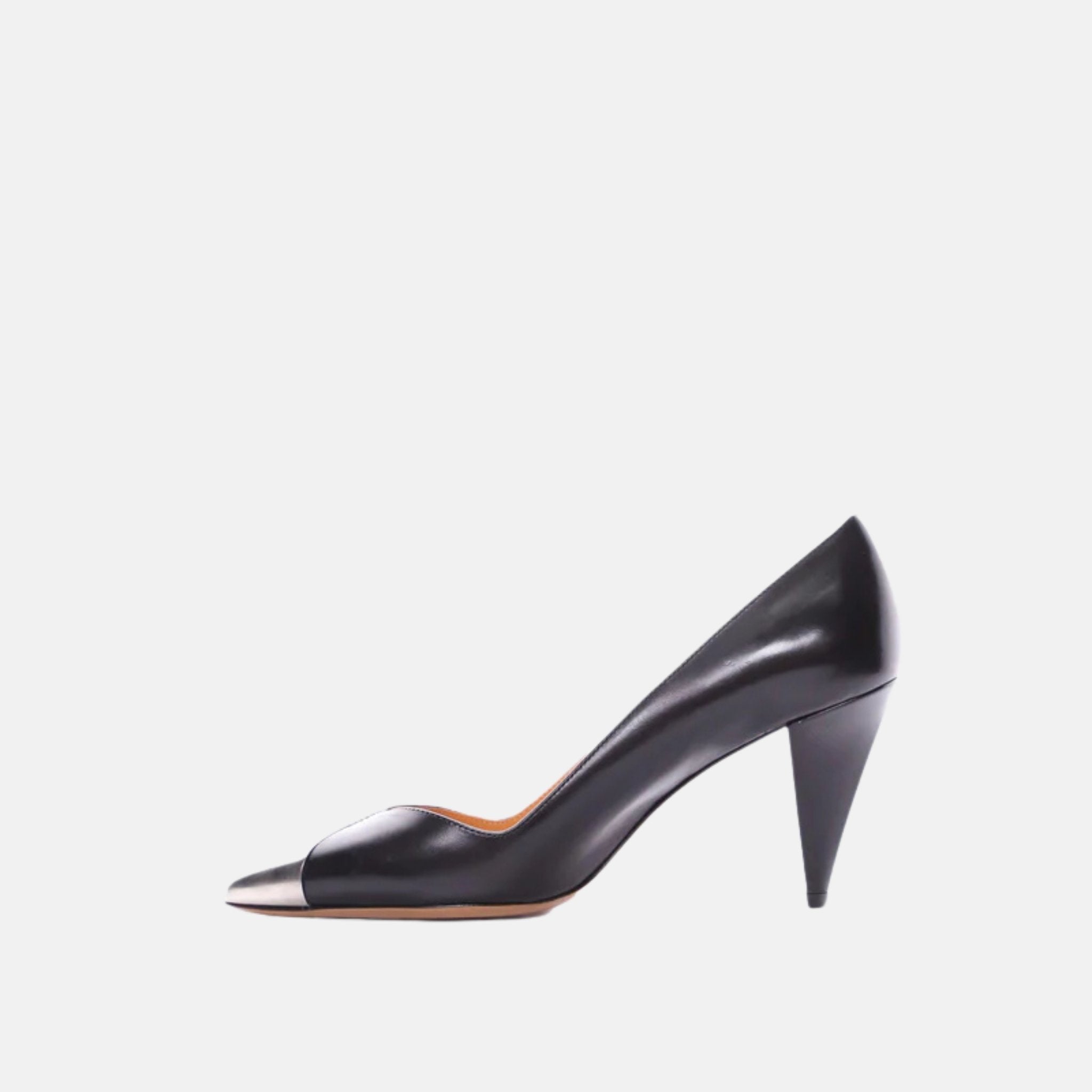 Palda Metal Toecap Leather Pumps