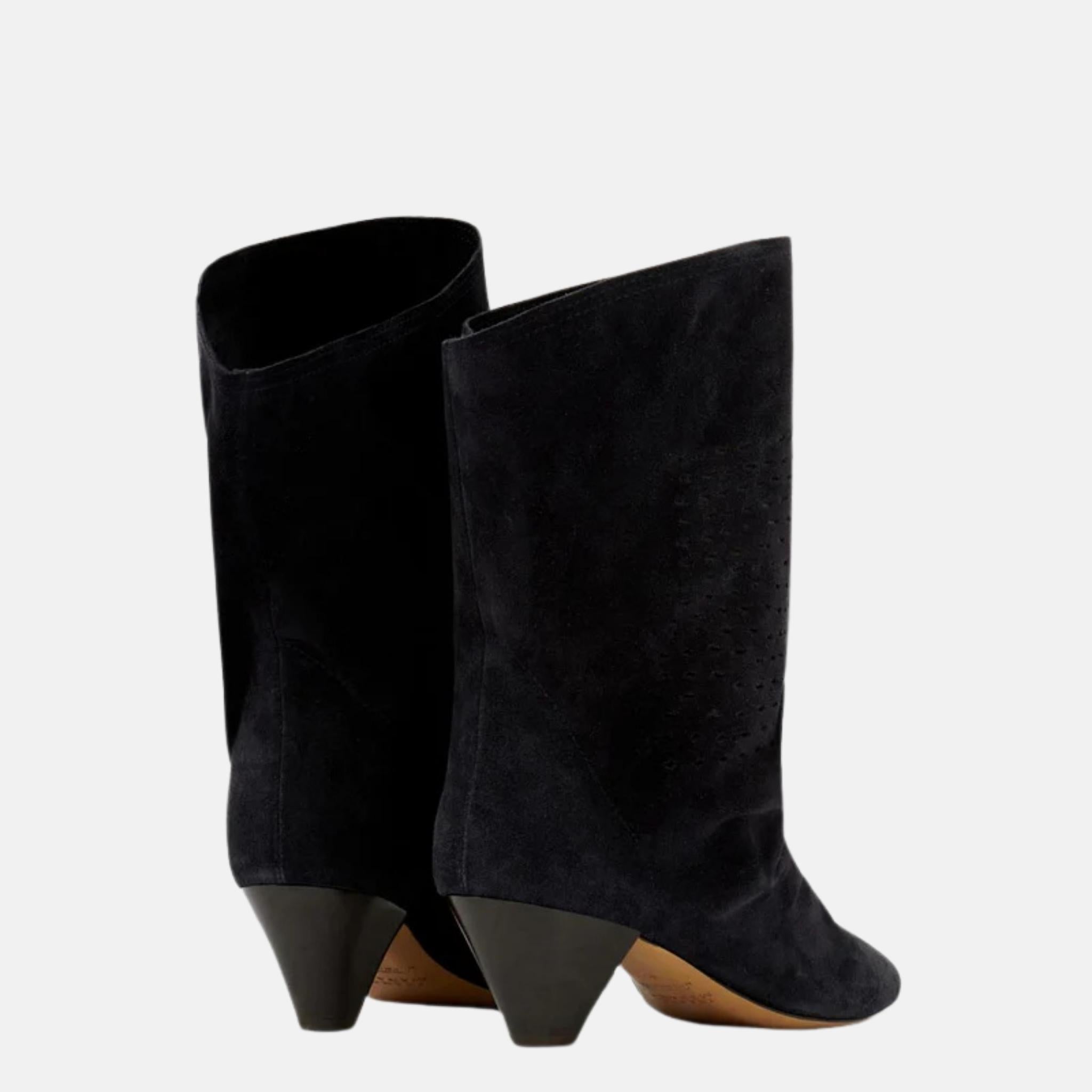 Reachi Low Boots In Suede Leather