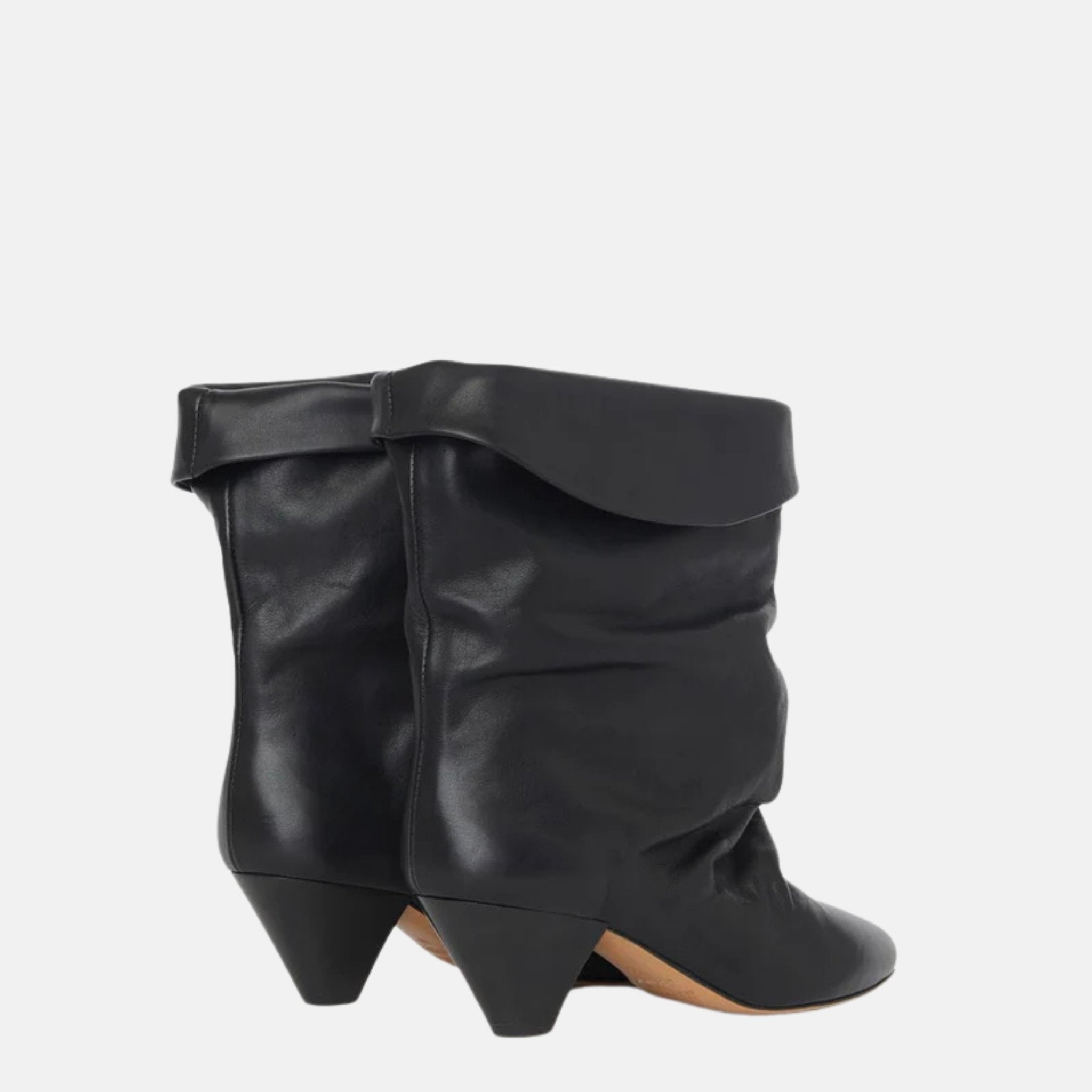 Ryska High Heeled Draped Boots