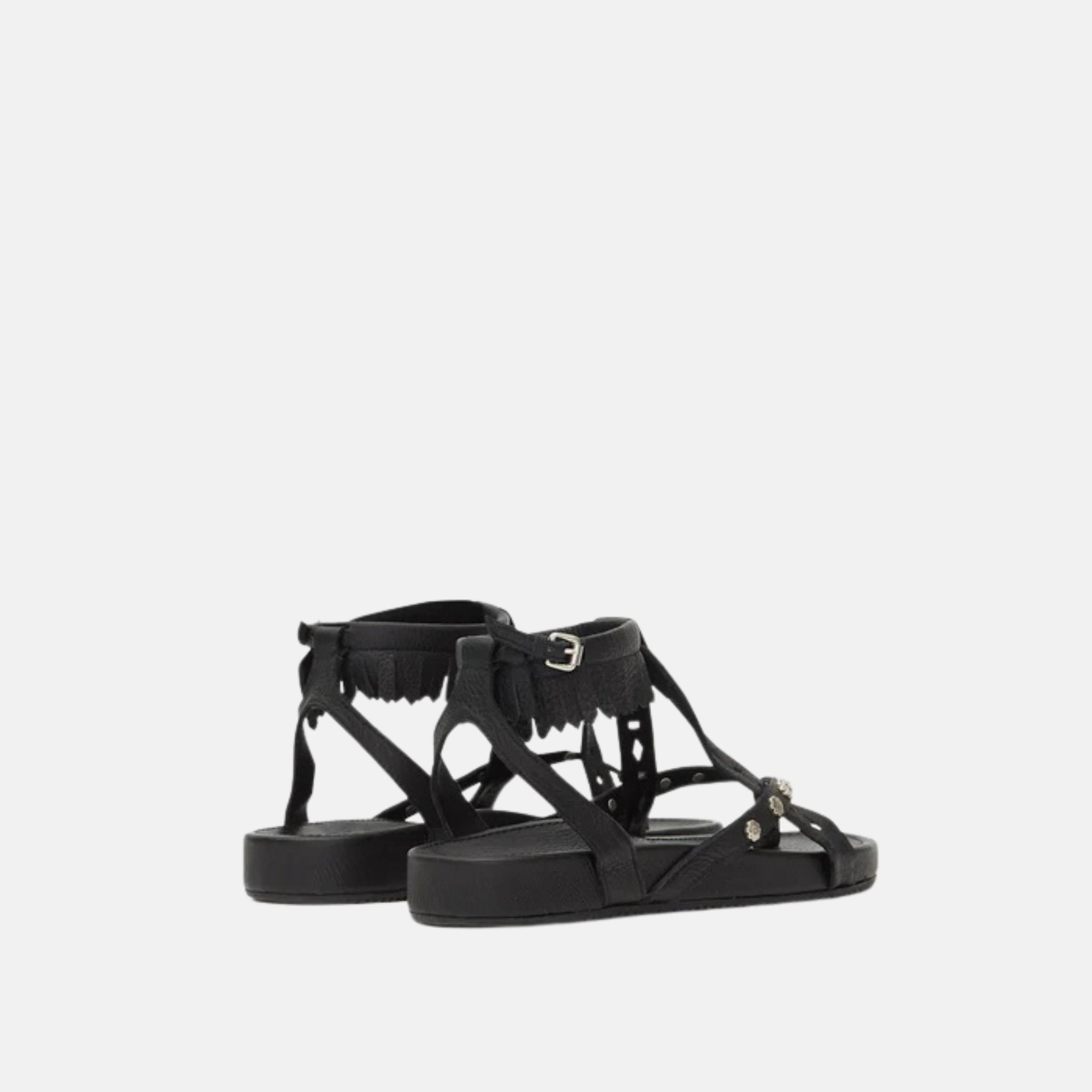 Silya Sandals In Full Grain Leather