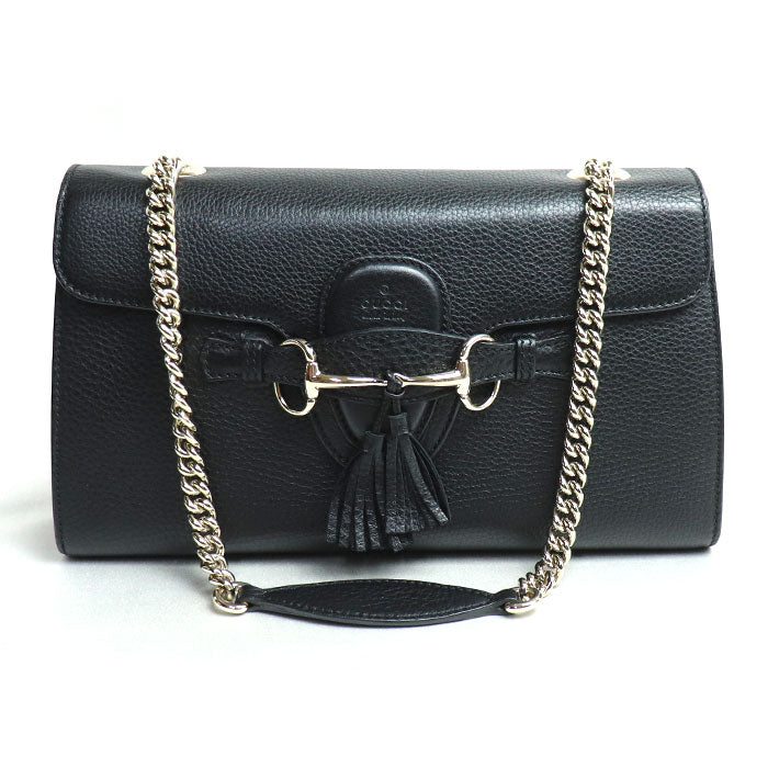 Gucci Emily Leather Shoulder Bag