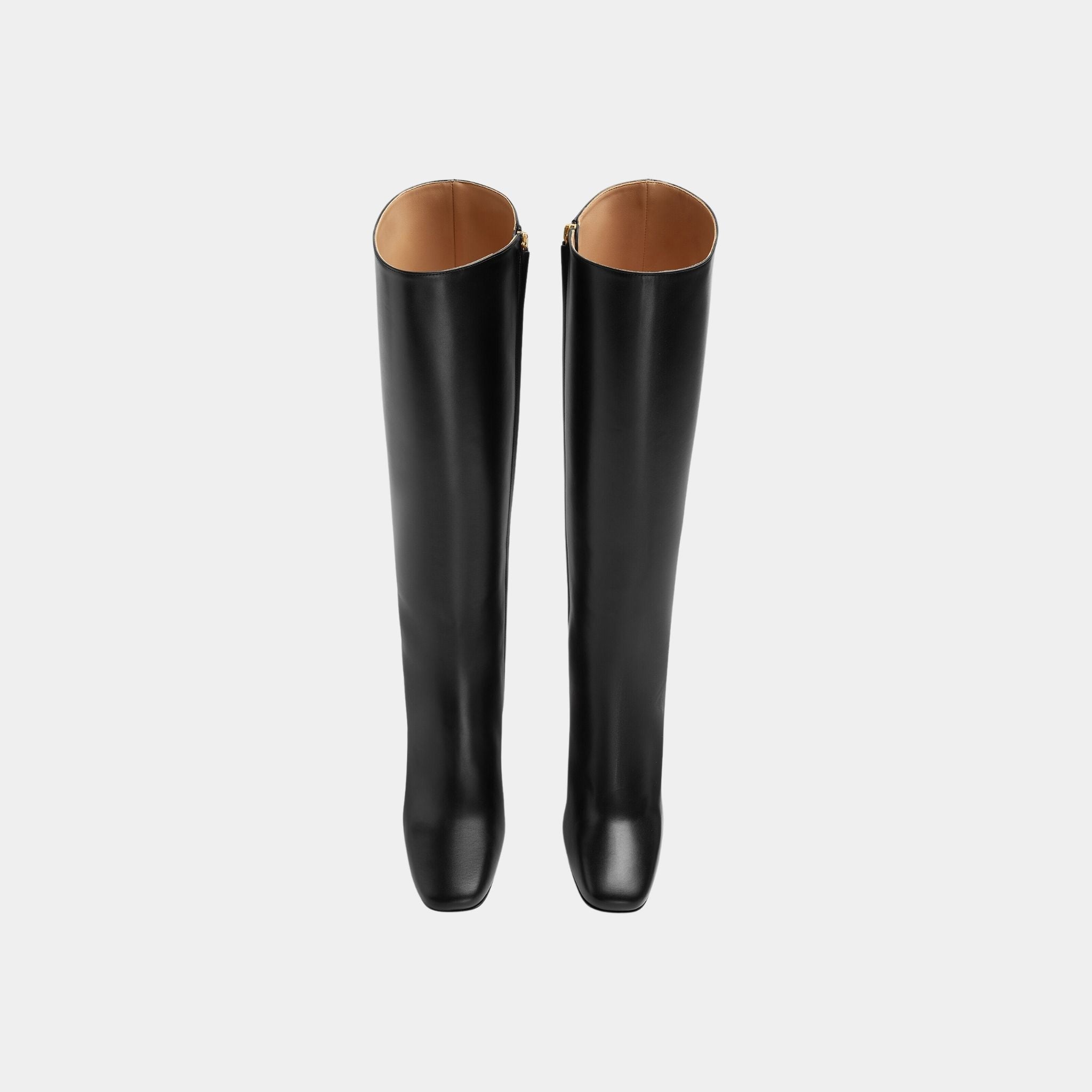 Knot Knee-High Boot Calfskin Leather