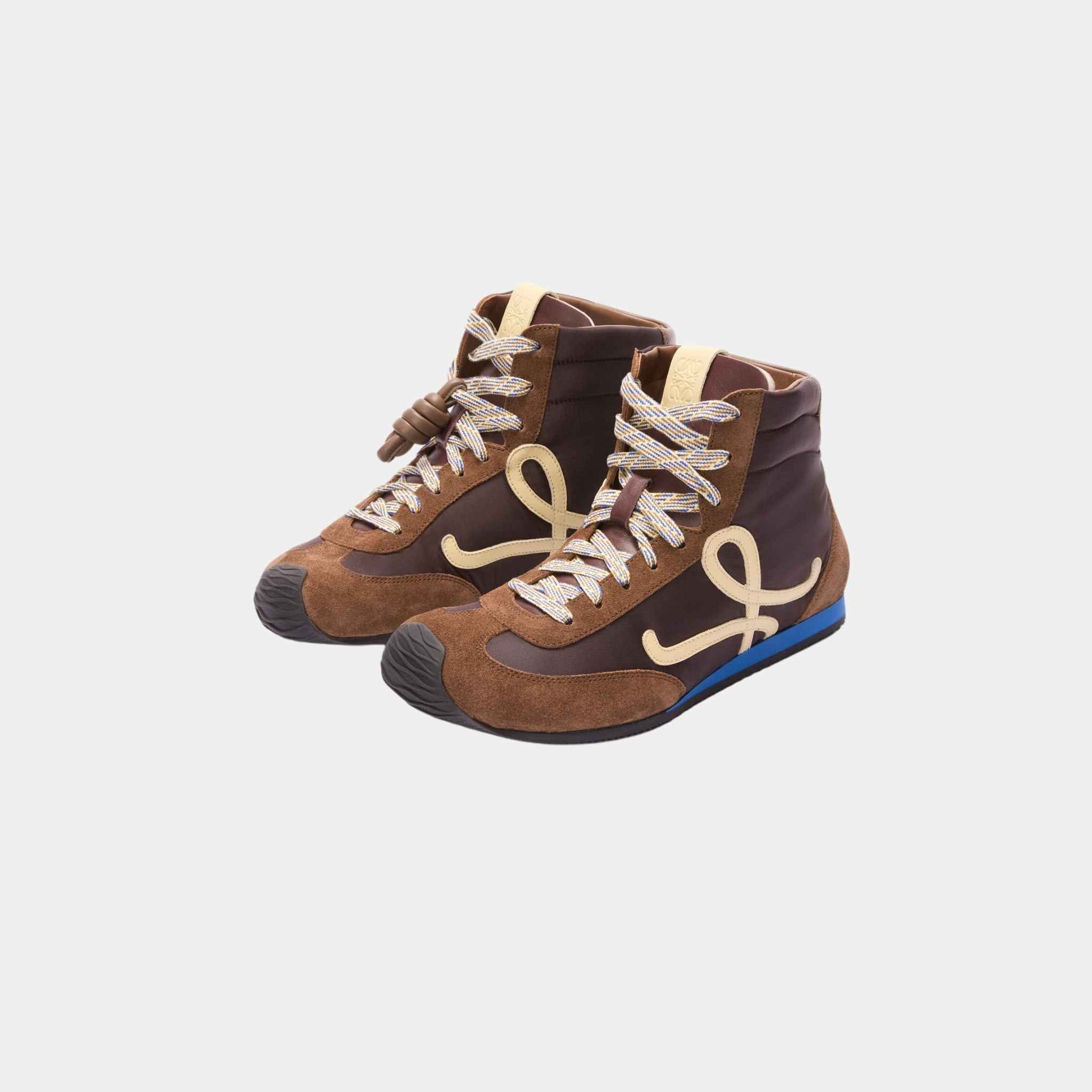 Ballet Runner 2.0 High-Top In Nylon and Calfskin