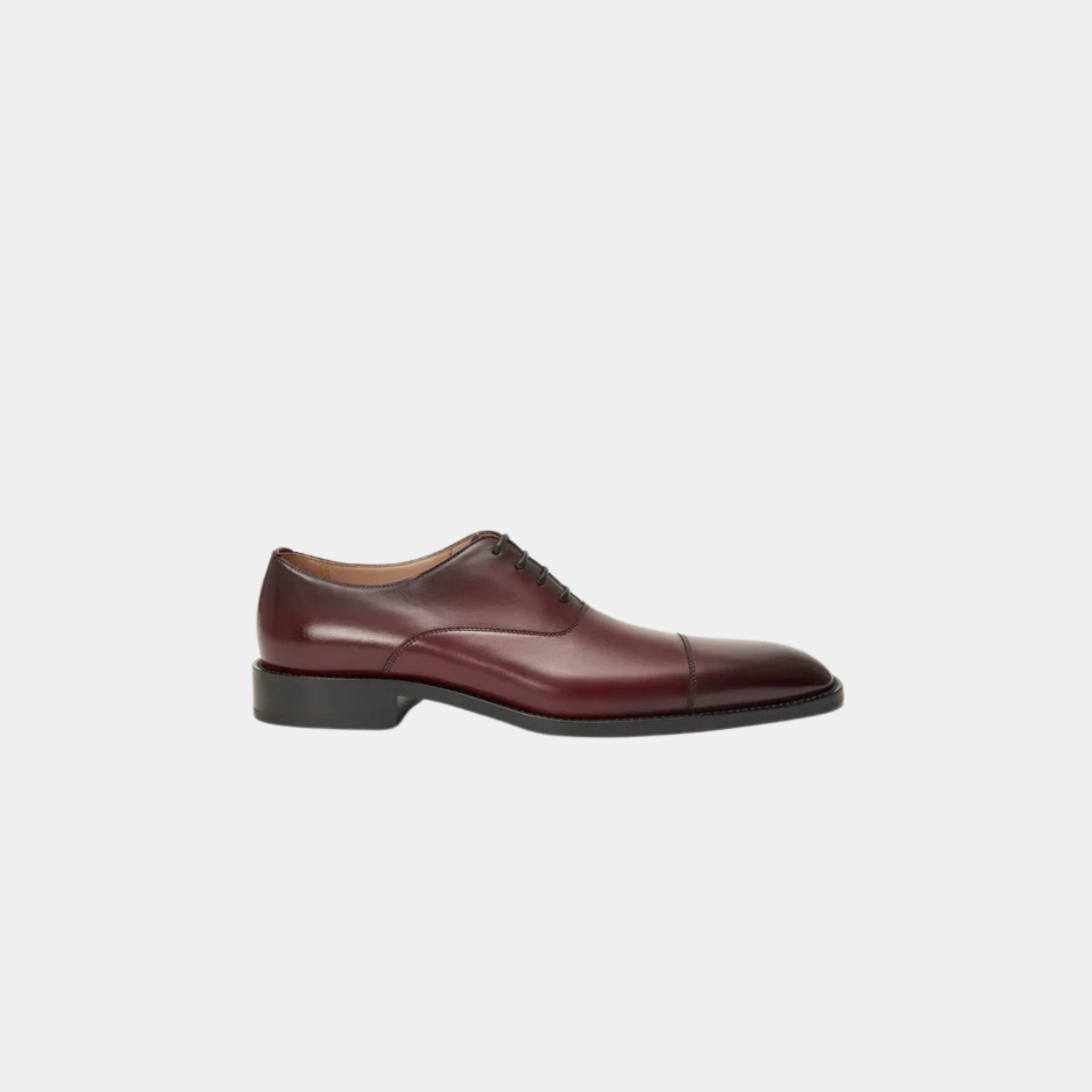 Crown Oxford In Brushed Calfskin