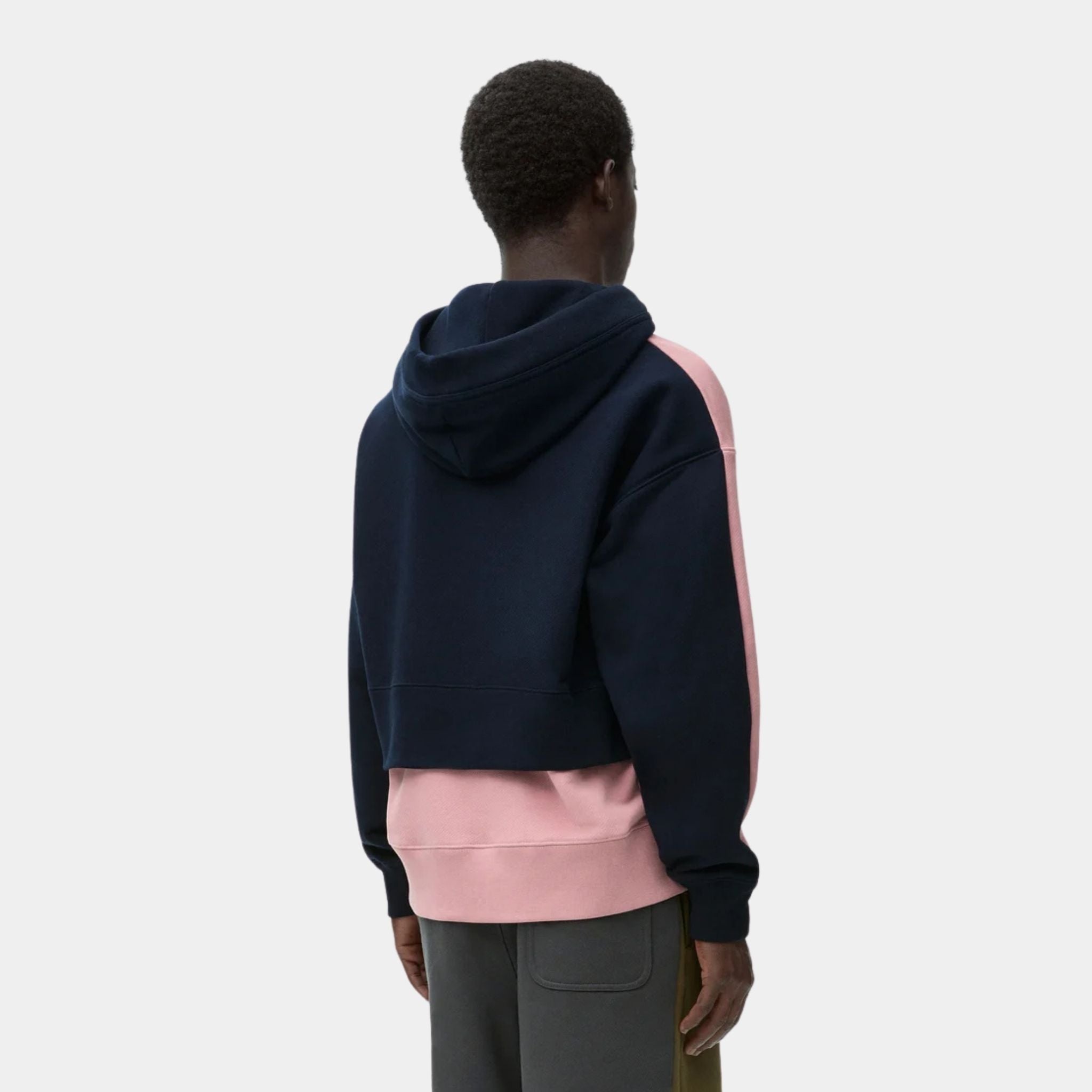 Hoodie in Cotton with Double Layer Construction