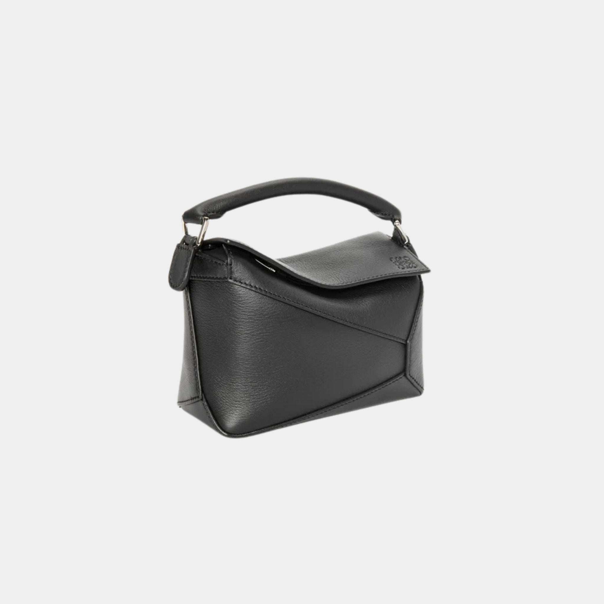Mini Puzzle Edge Bag Classic Calf Leather