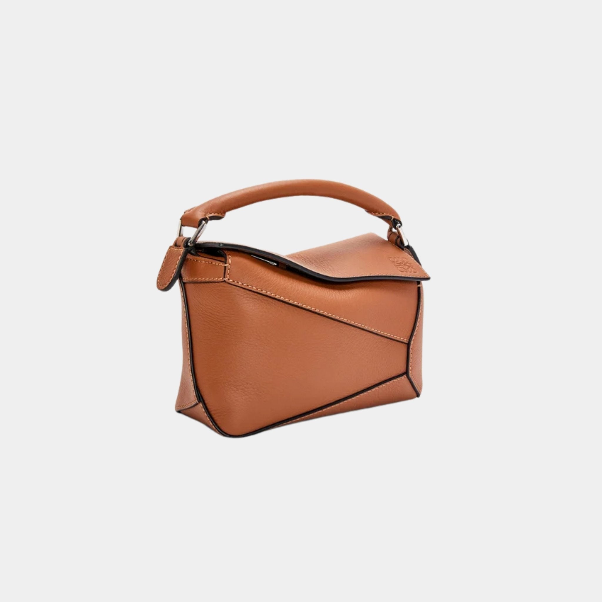 Mini Puzzle Edge Bag Classic Calf Leather