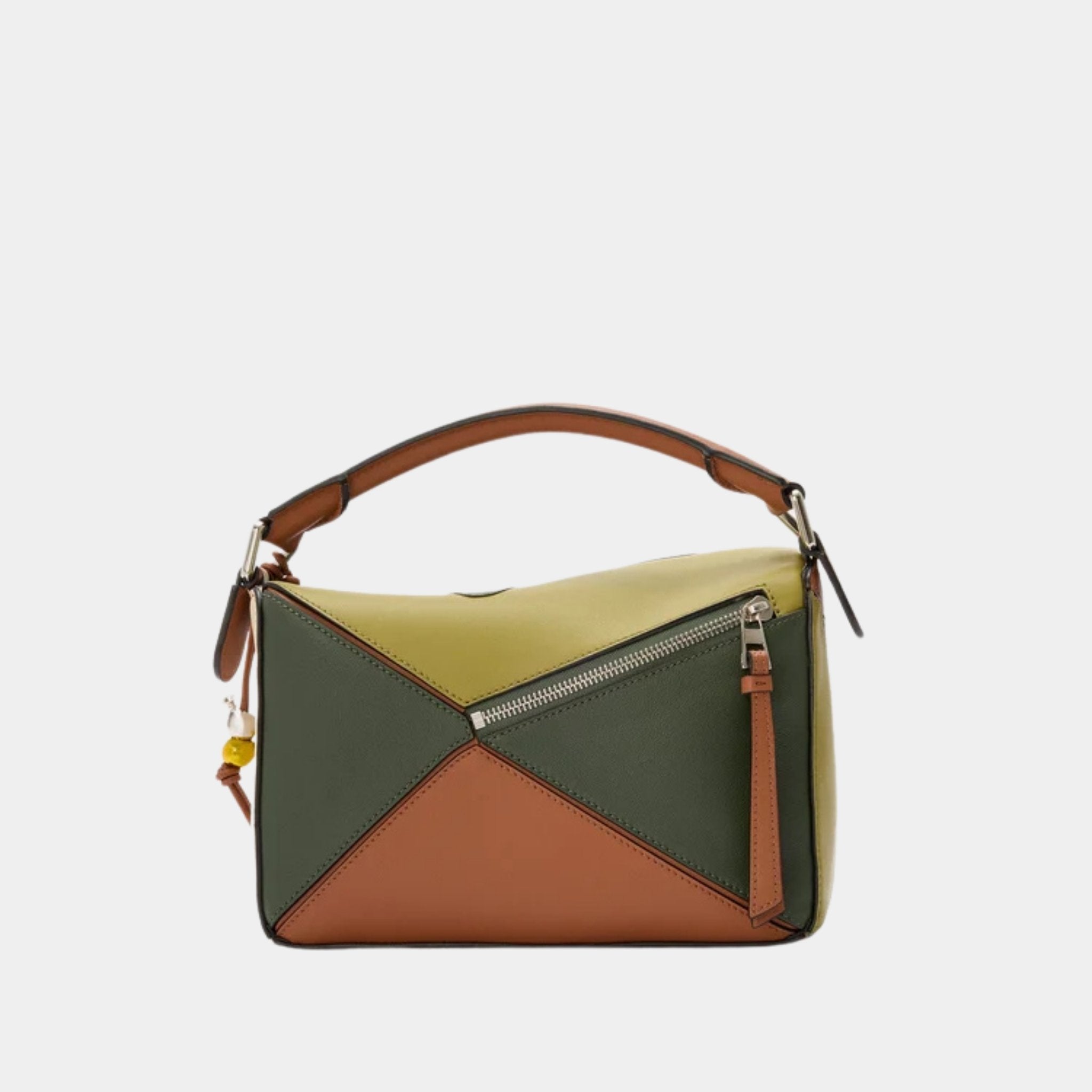 Puzzle 10 Paula Ibiza Kiwi Re-edition Bag in Classic Calfskin