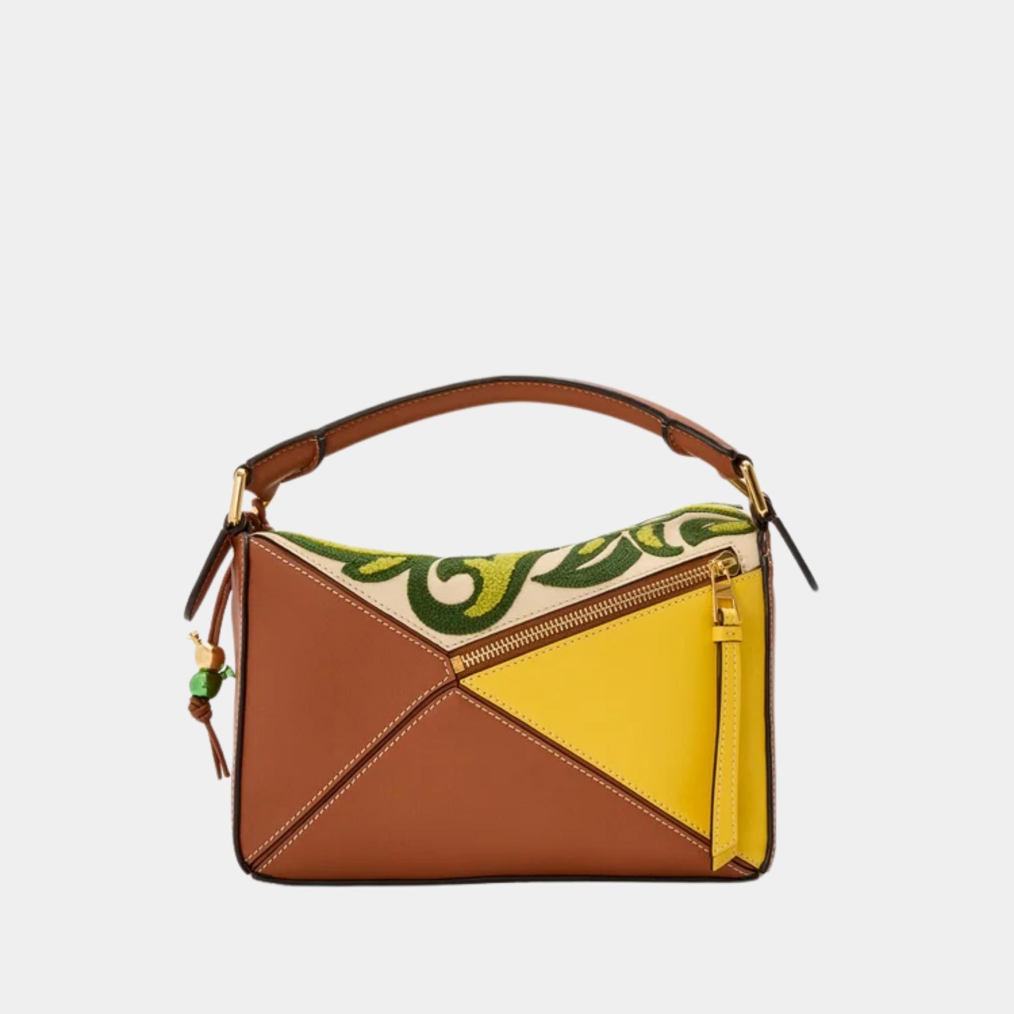 Puzzle 10 William De Morgan Re-edition Bag in Calfskin