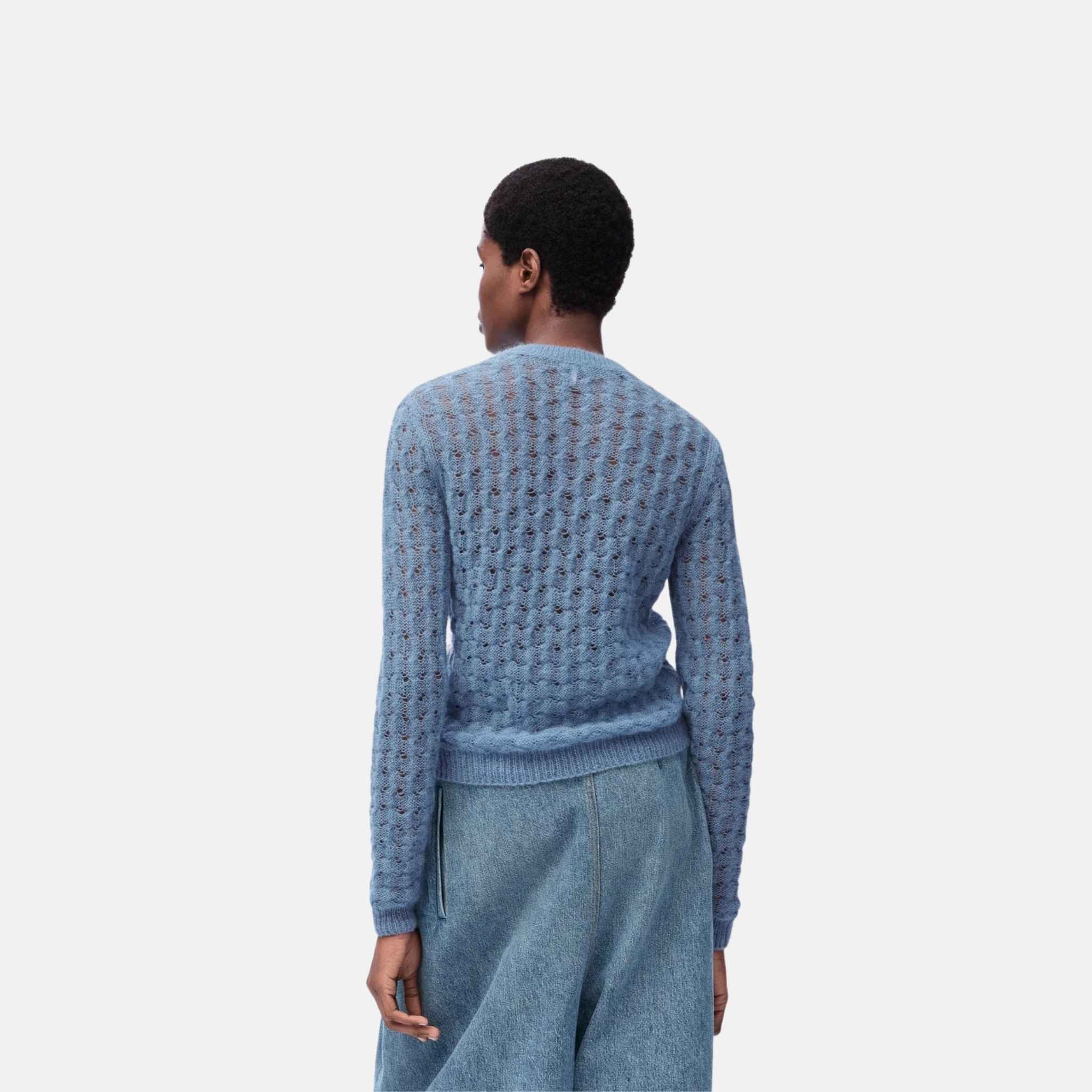 Sweater In Lightweight Mohair And Wool Blend