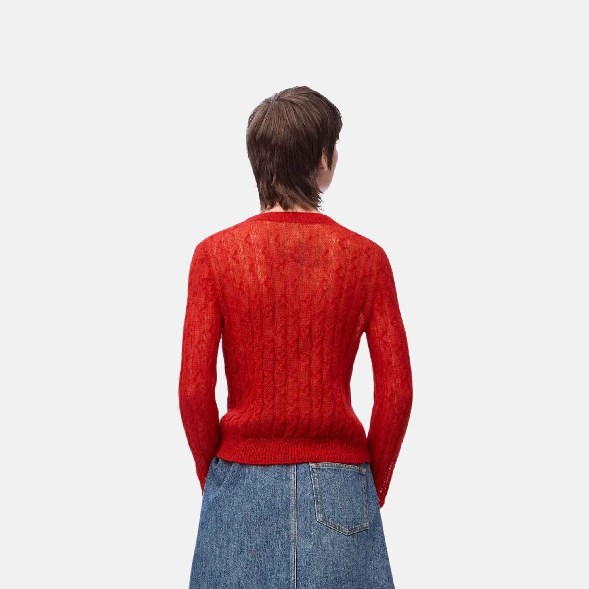 Sweater In Mohair And Wool Blend