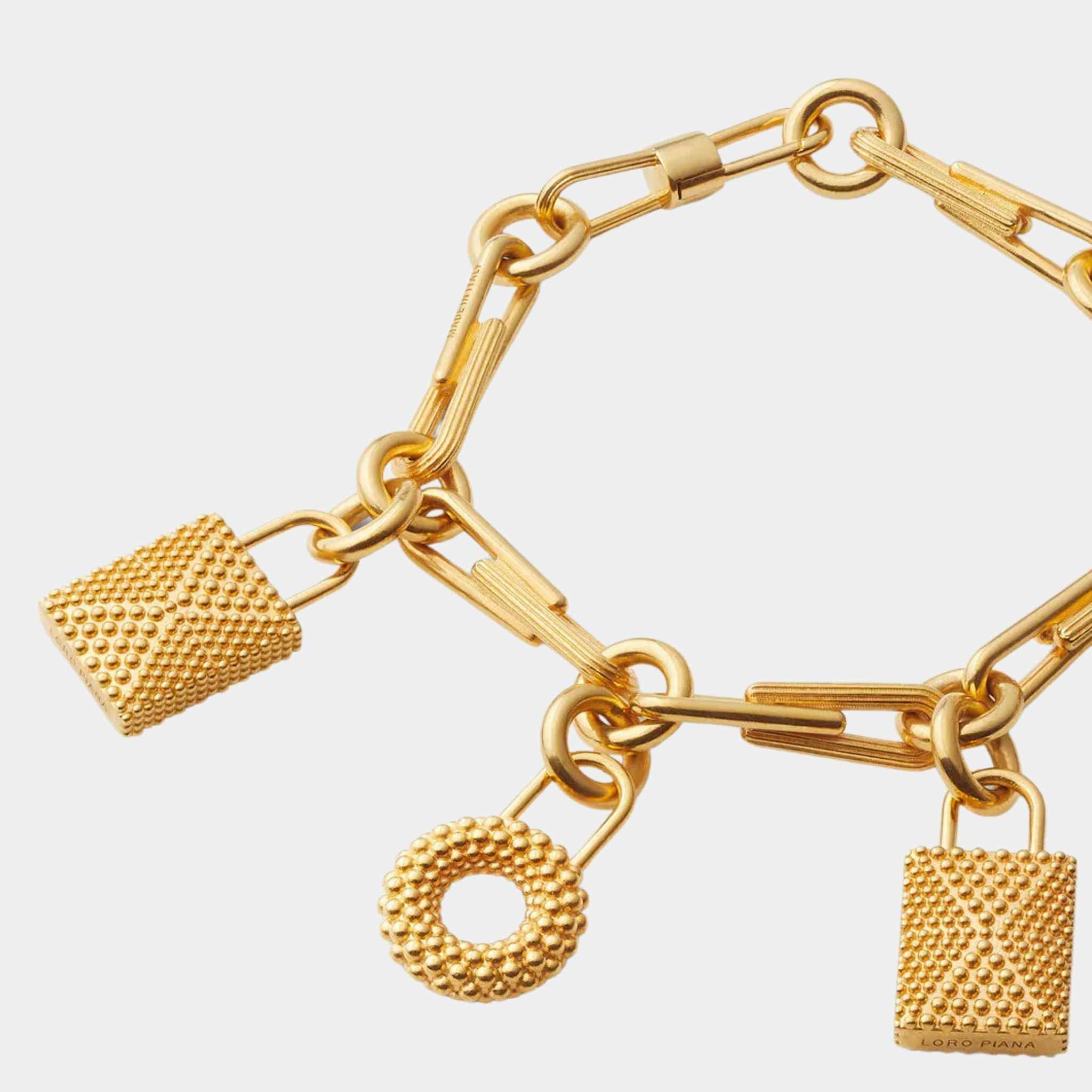 Bubble Charm Chain Brass