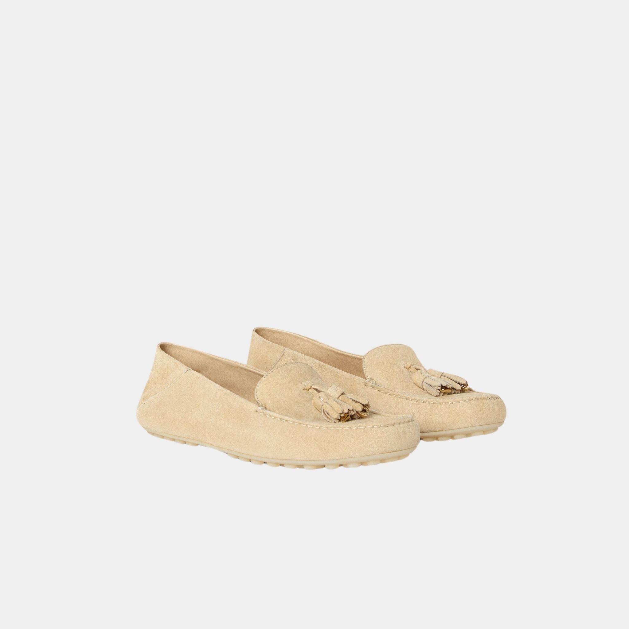 Dot Sole Walk Loafer Suede Goatskin