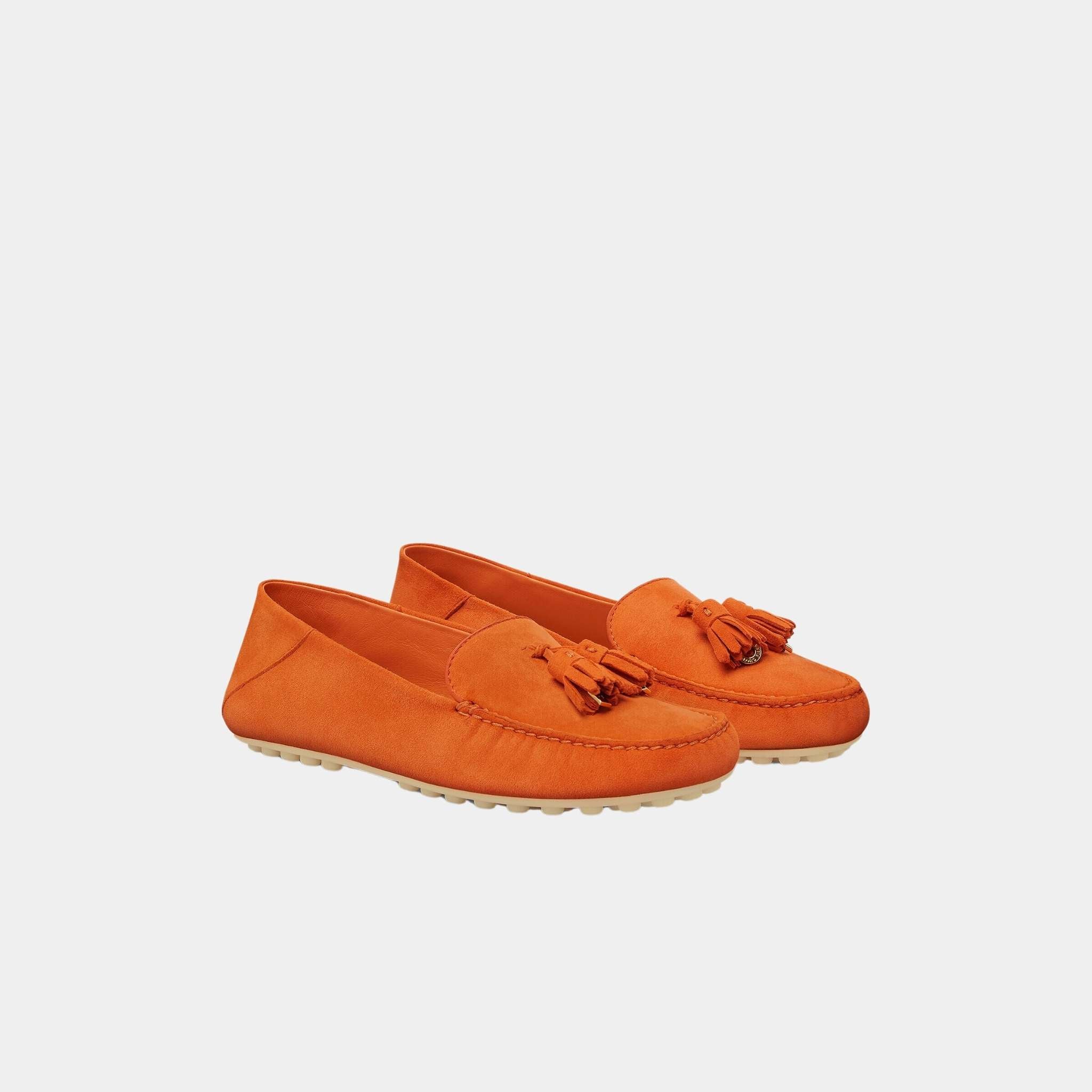 Dot Sole Walk Loafer Suede Goatskin