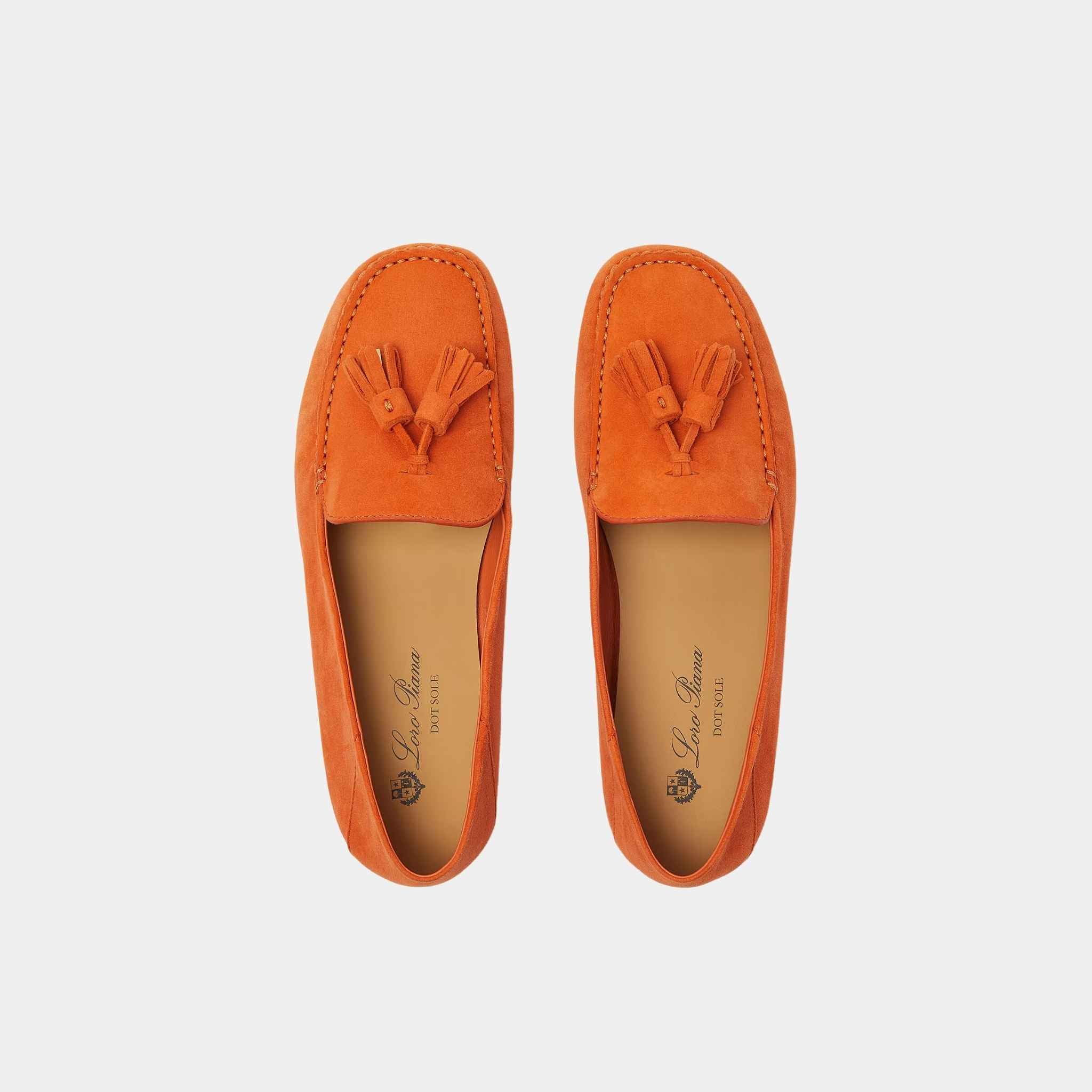 Dot Sole Walk Loafer Suede Goatskin