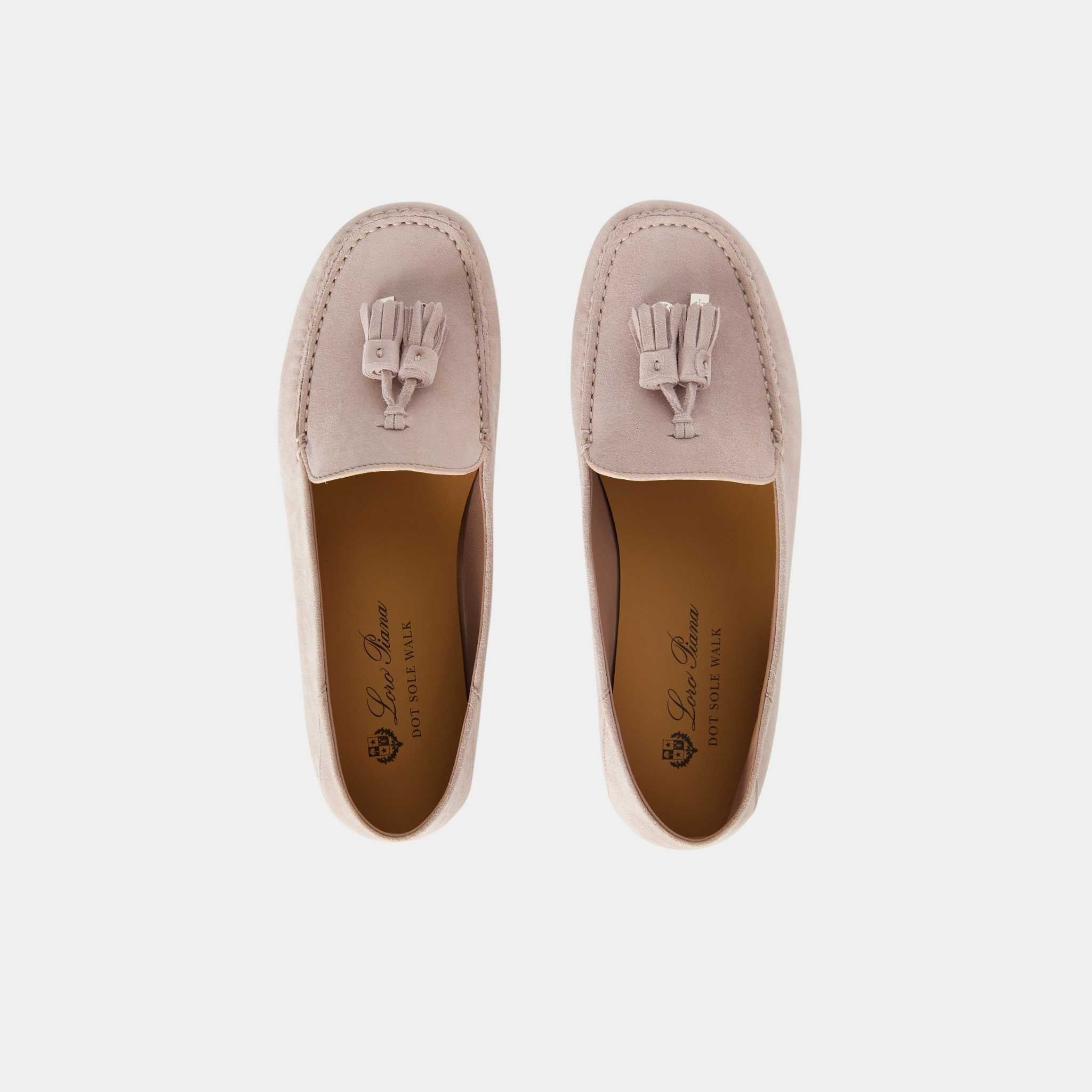 Dot Sole Walk Loafer Suede Goatskin