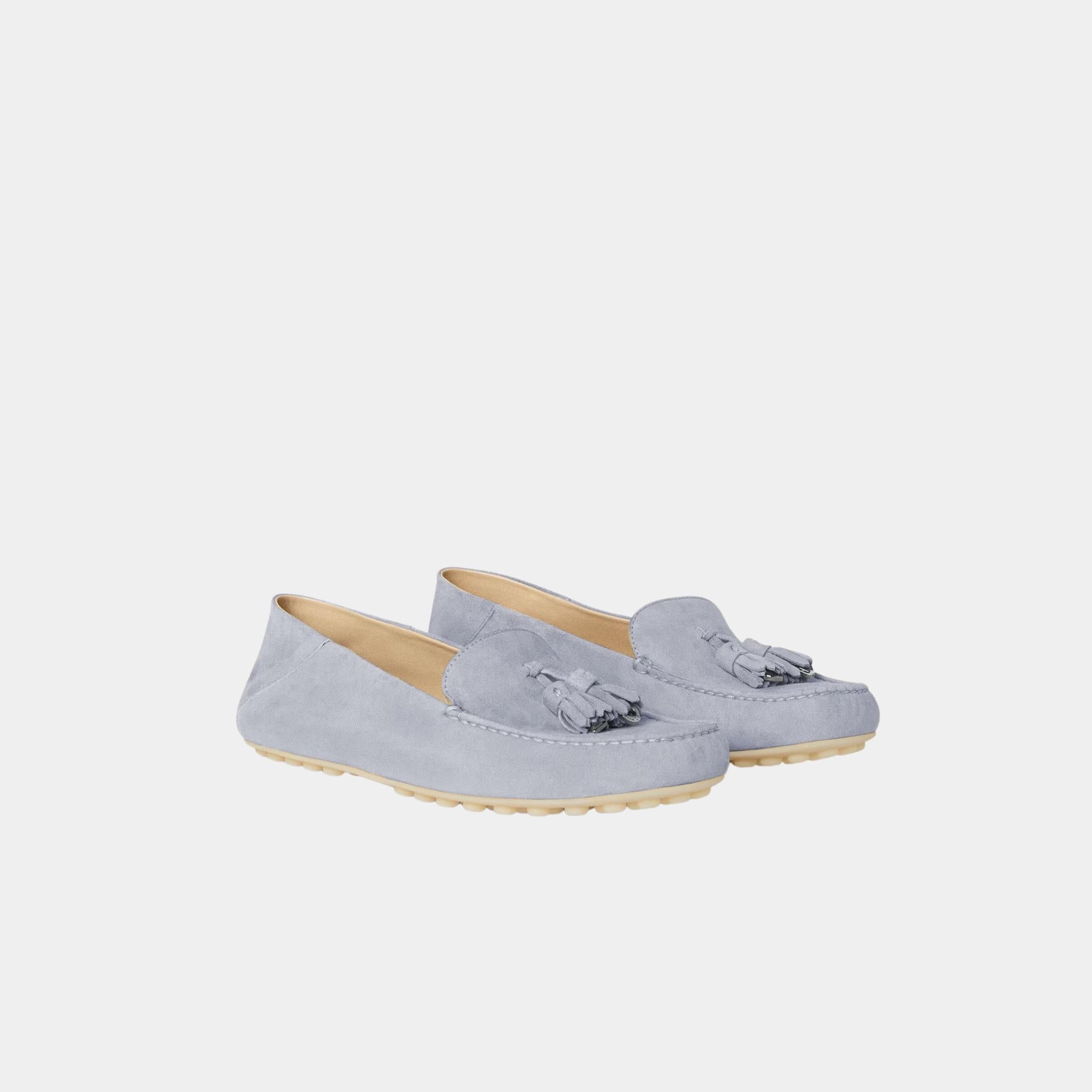 Dot Sole Walk Loafer Suede Goatskin