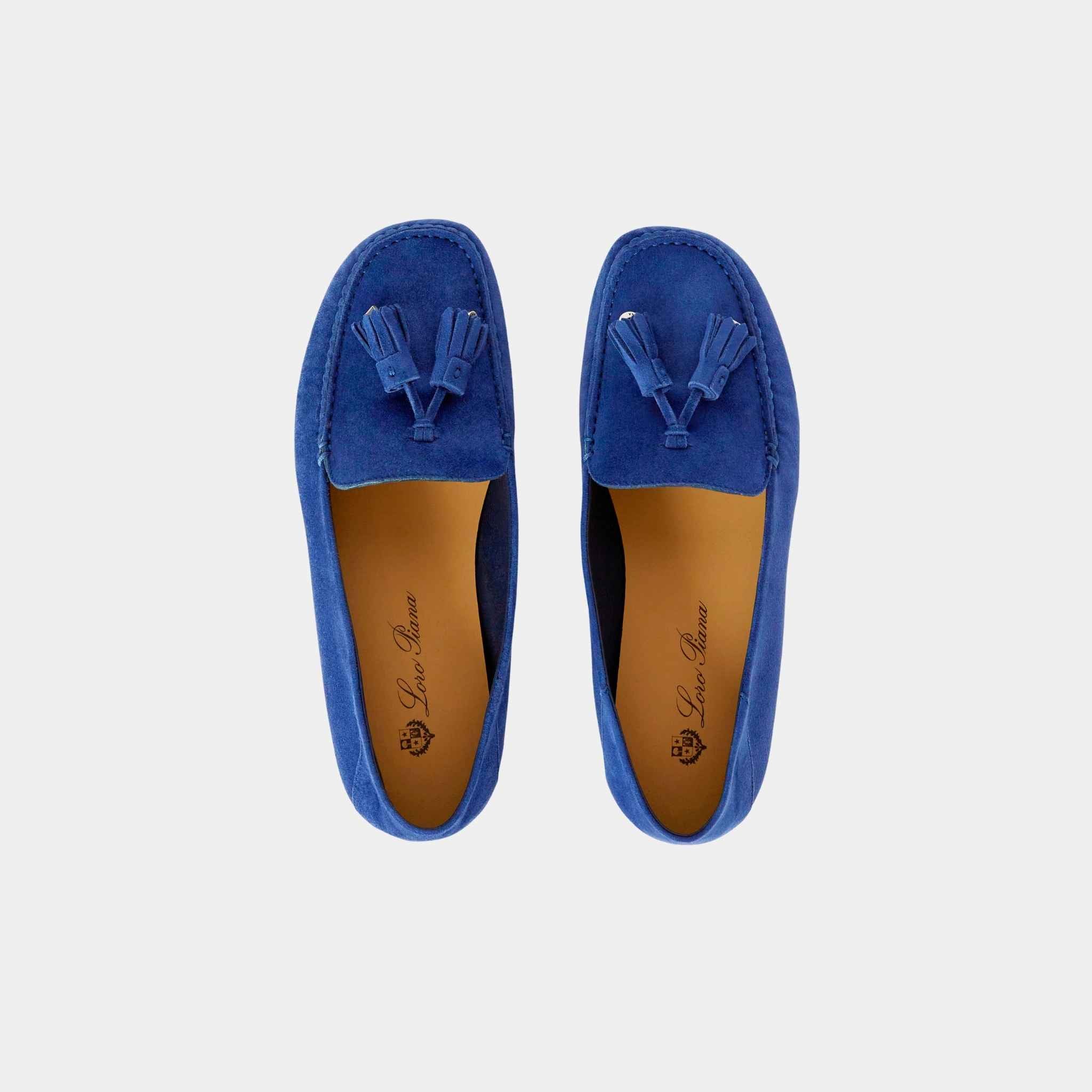 Dot Sole Walk Suede Goatskin Loafer