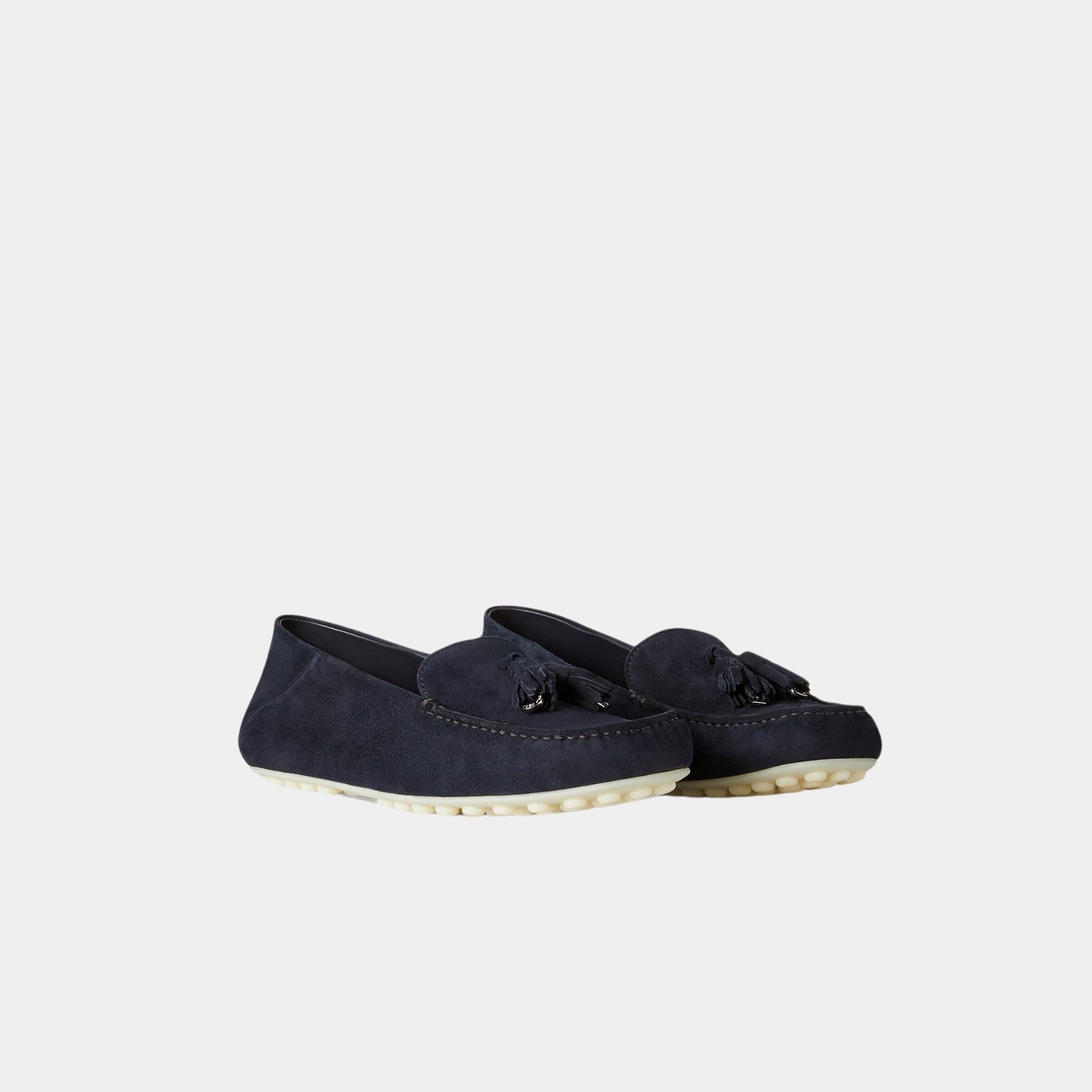 Dot Sole Walk Suede Goatskin Loafer
