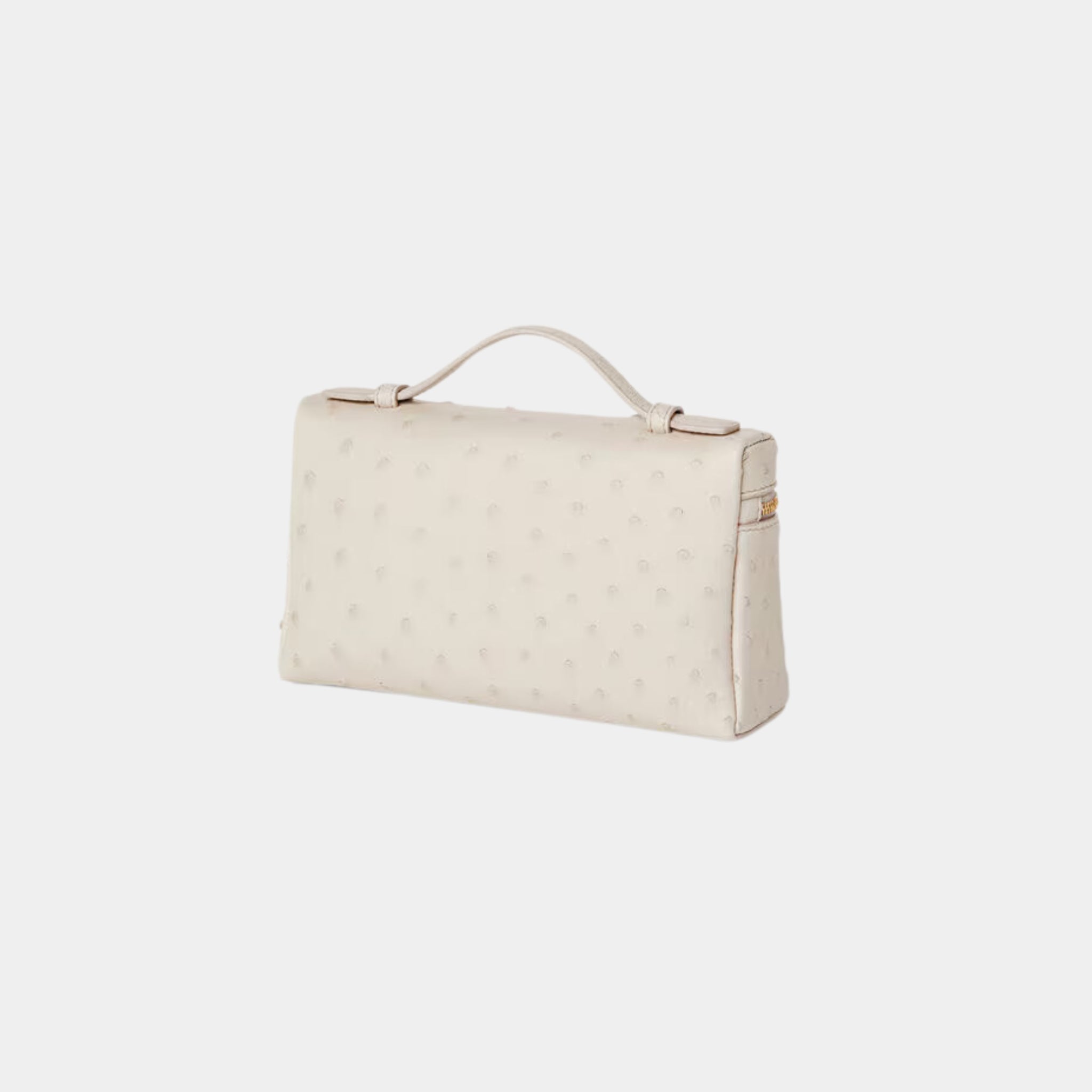 Extra Pocket L19 In Ostrich Leather