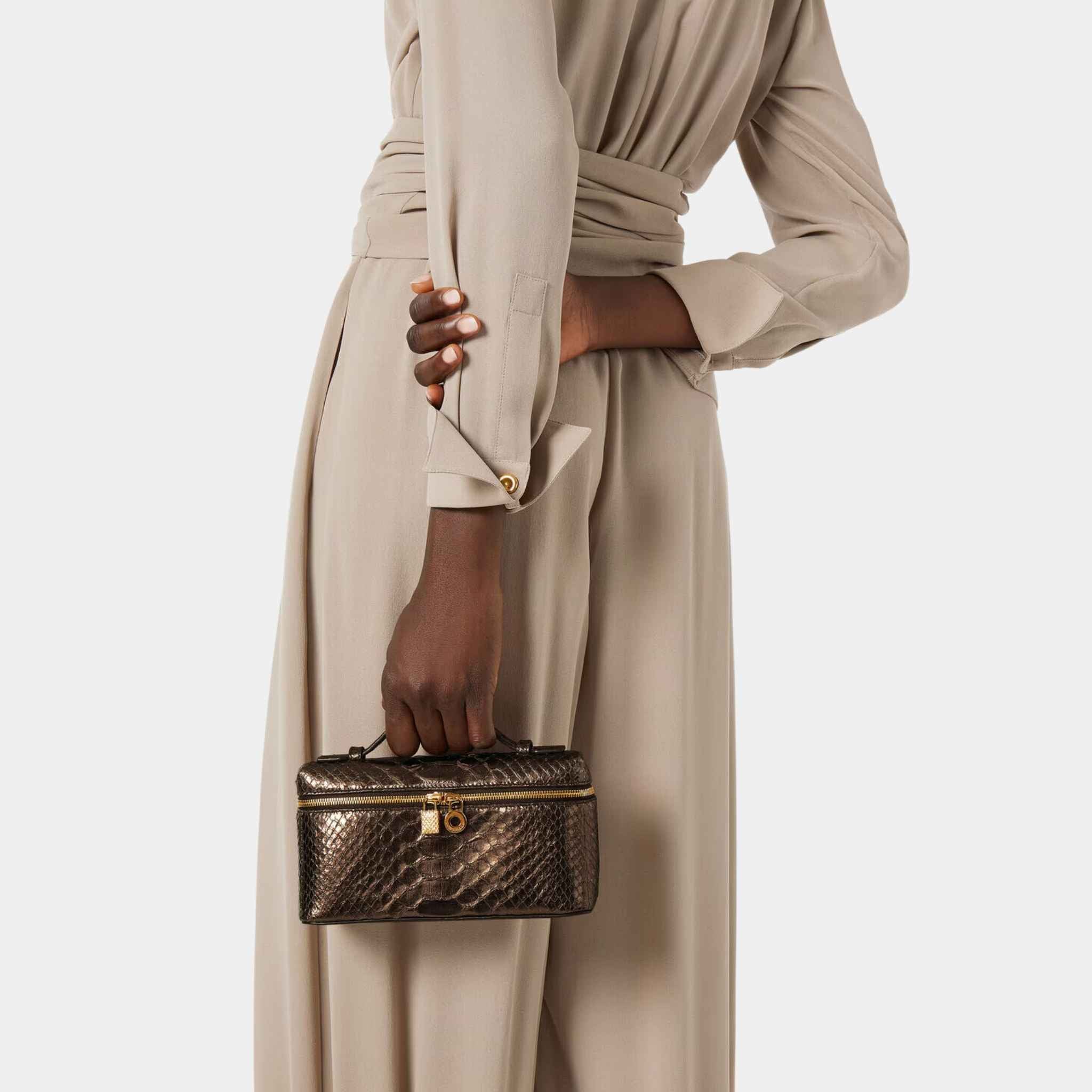 Extra Pocket L19 Python Leather