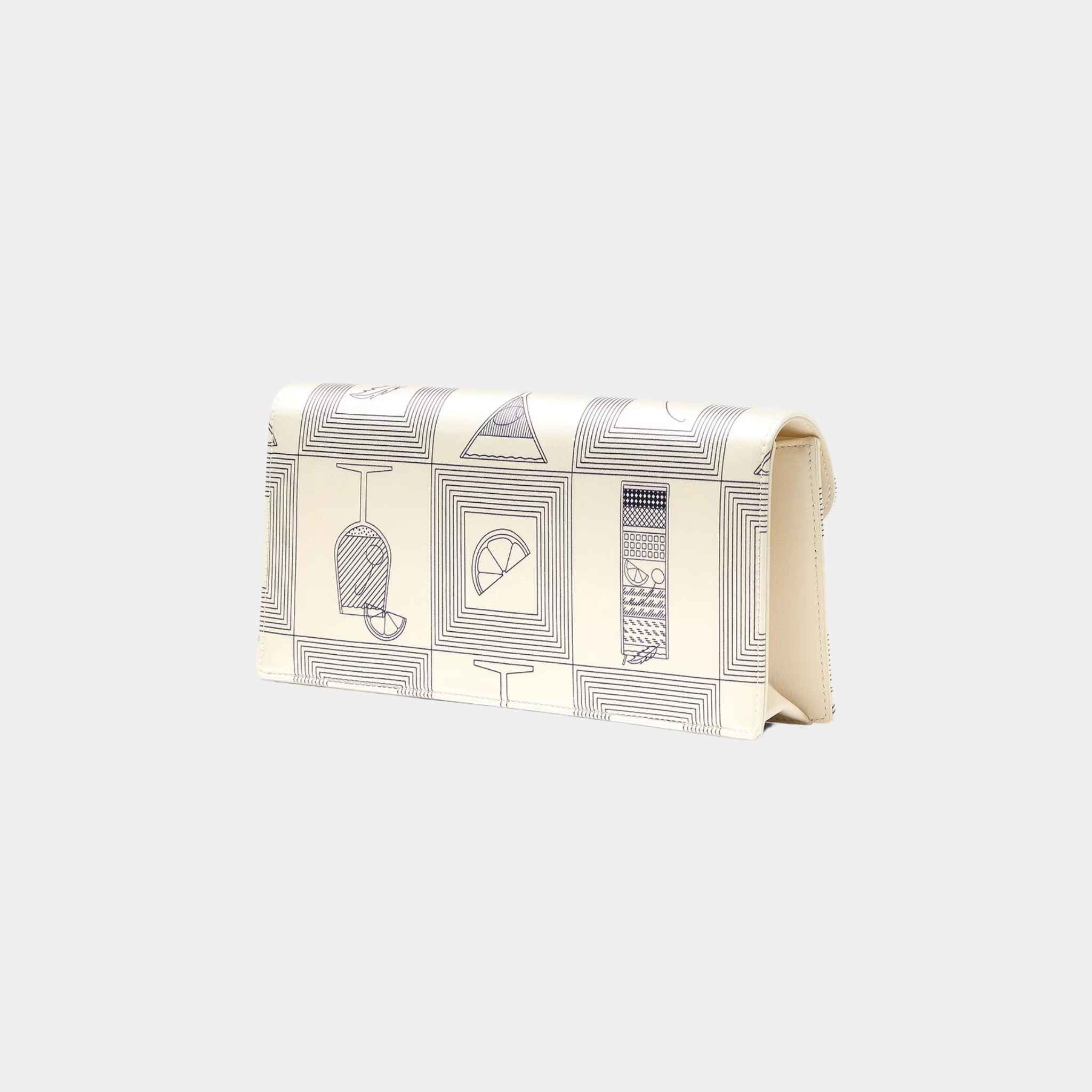 Extra Tuxedo Clutch In Silk