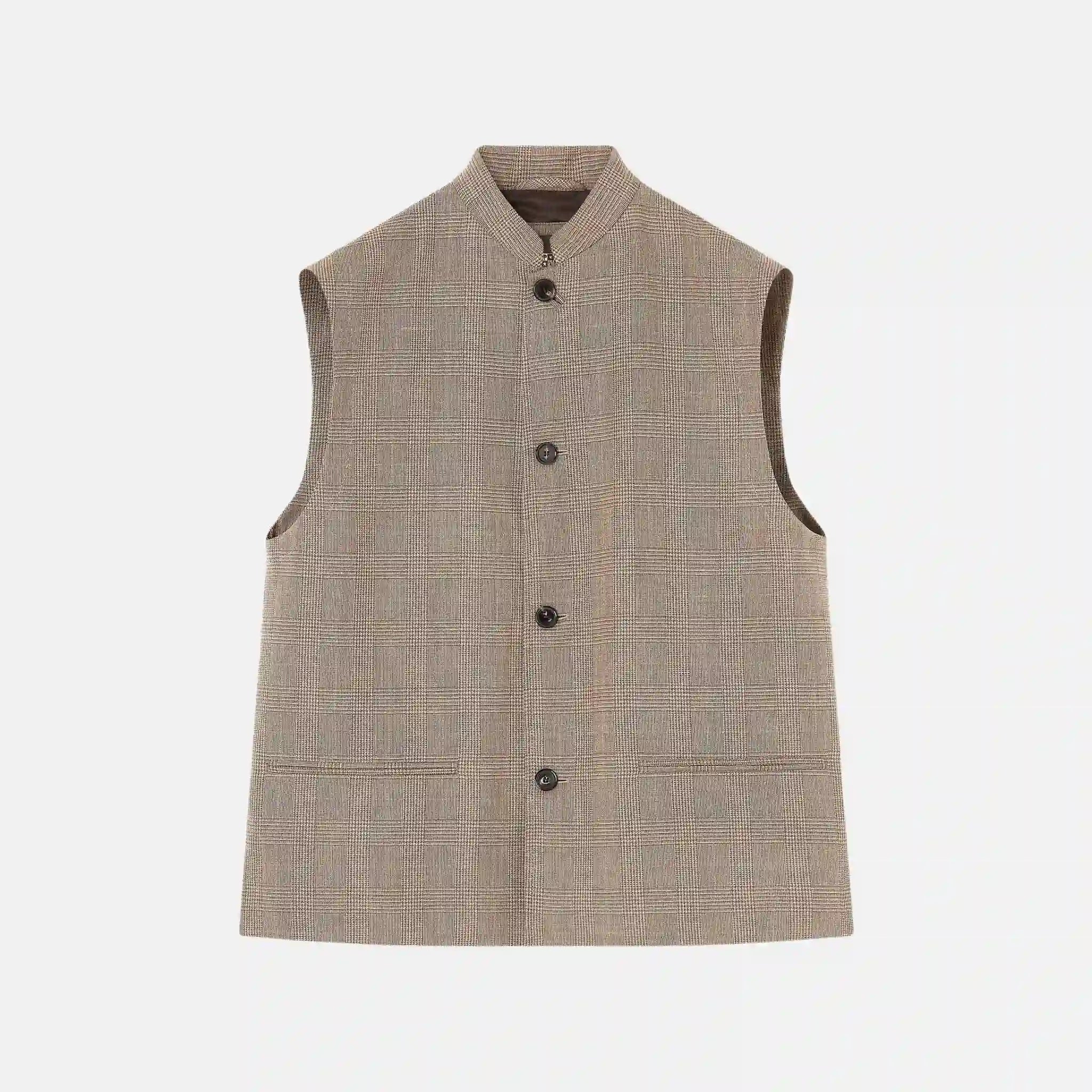Loro Piana Irving Vest Sopra Visso Wool, Front