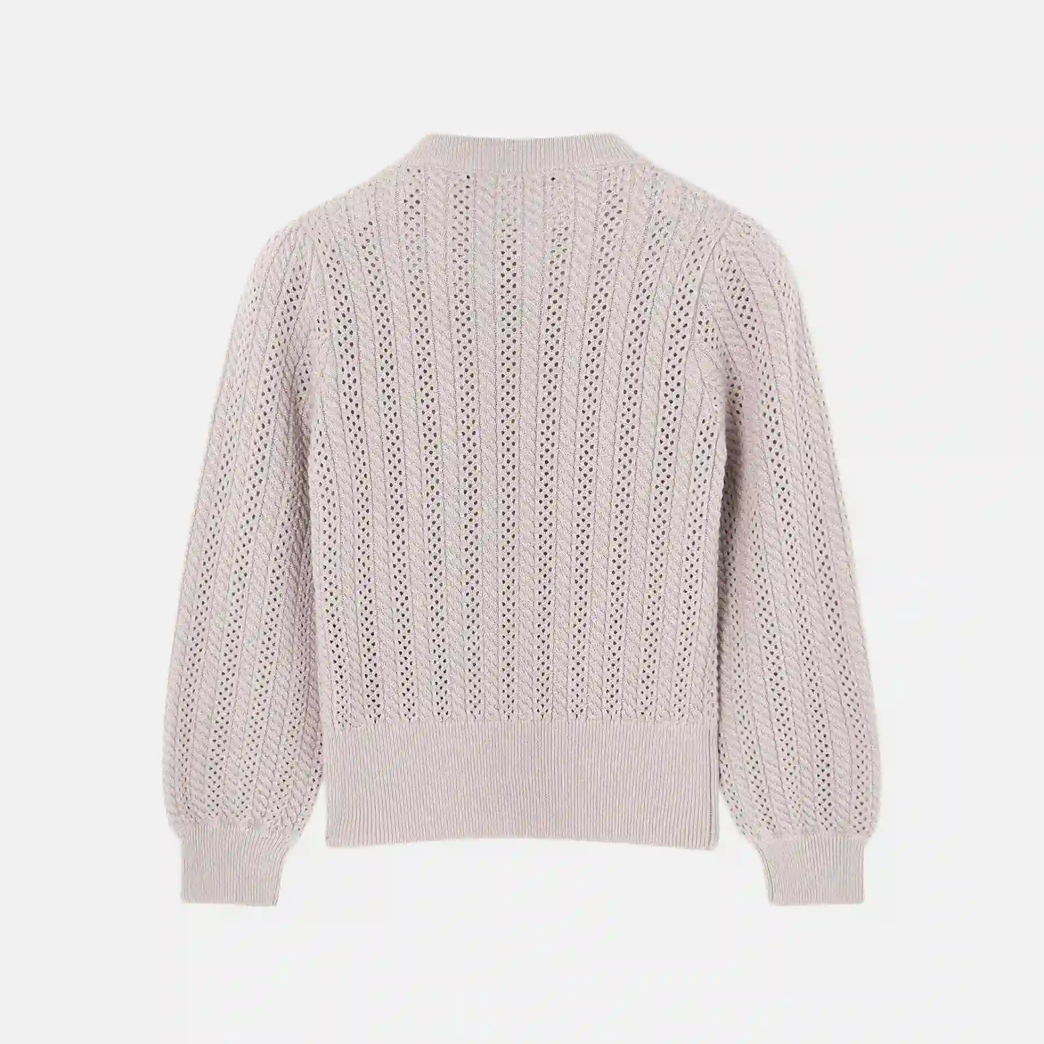 Kids Cherie Cardigan in Virgin Wool Silk Cashmere